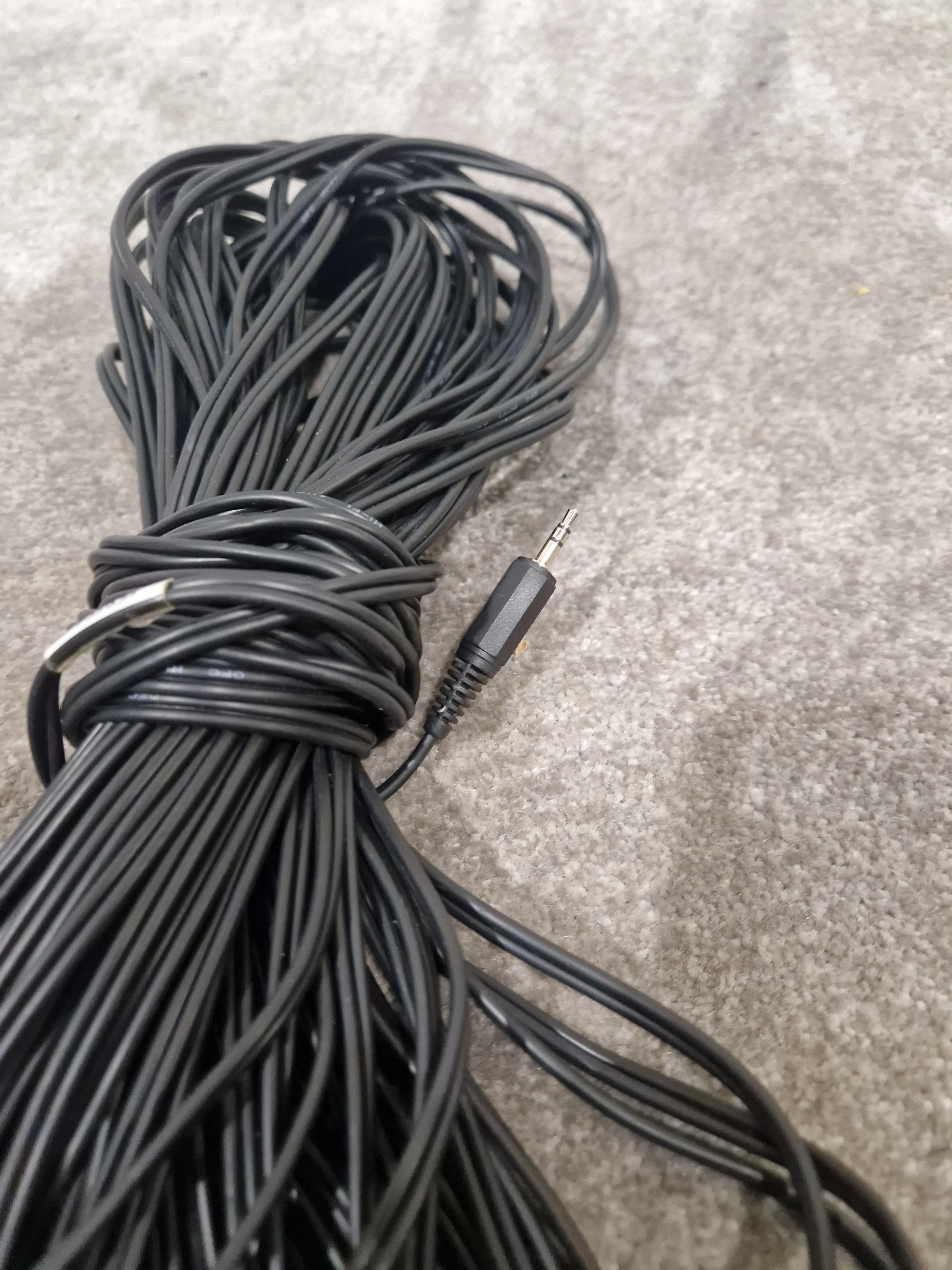 Pair OF Phono TO 3.5mm Jack Long Length - Durable Audio Cable - Excellent - Image 8