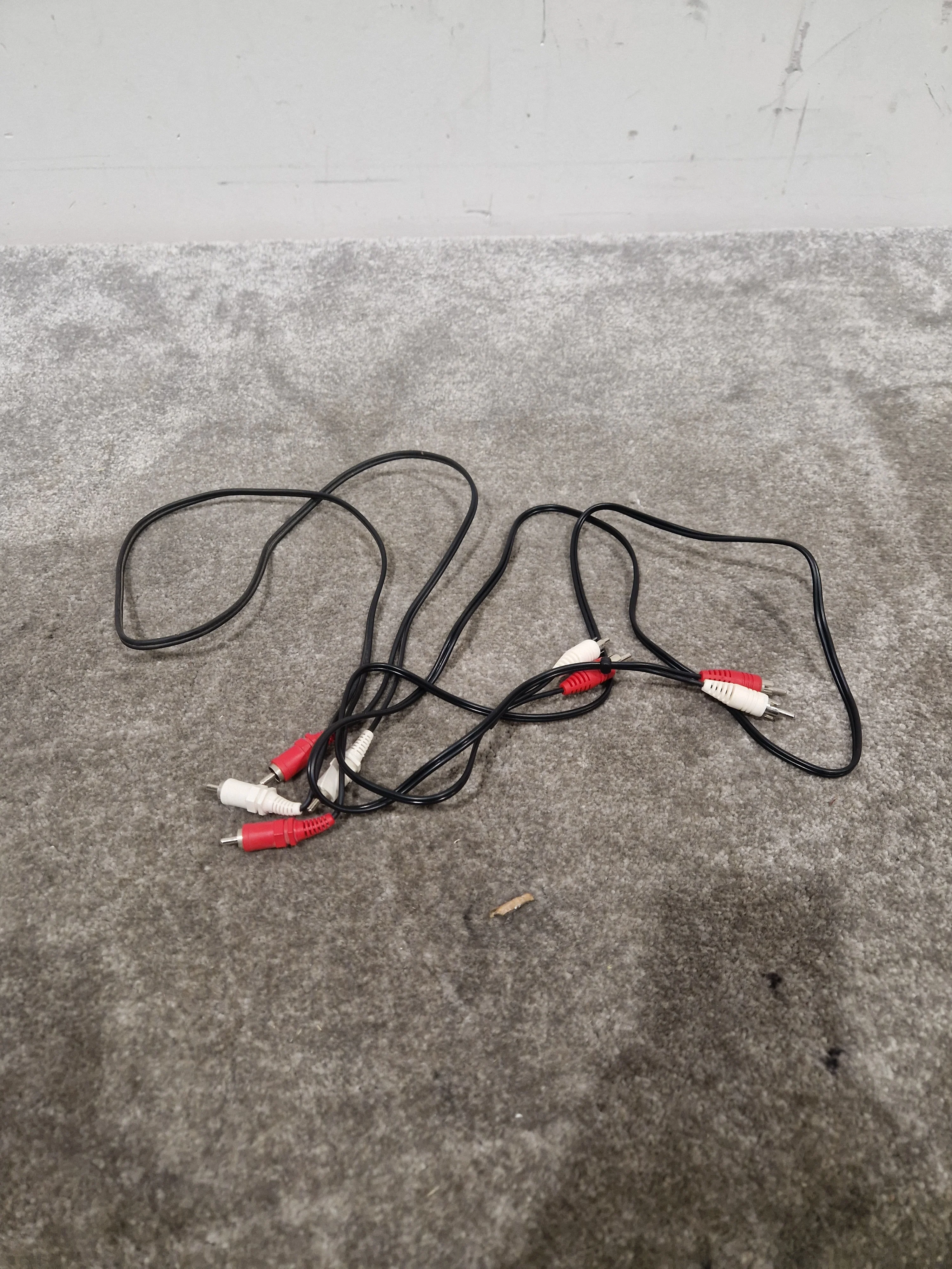 Joblot - 6x Pair of RCA Phono Cables, Random Sizes - High-Fidelity Audio - Excellent - Image 2