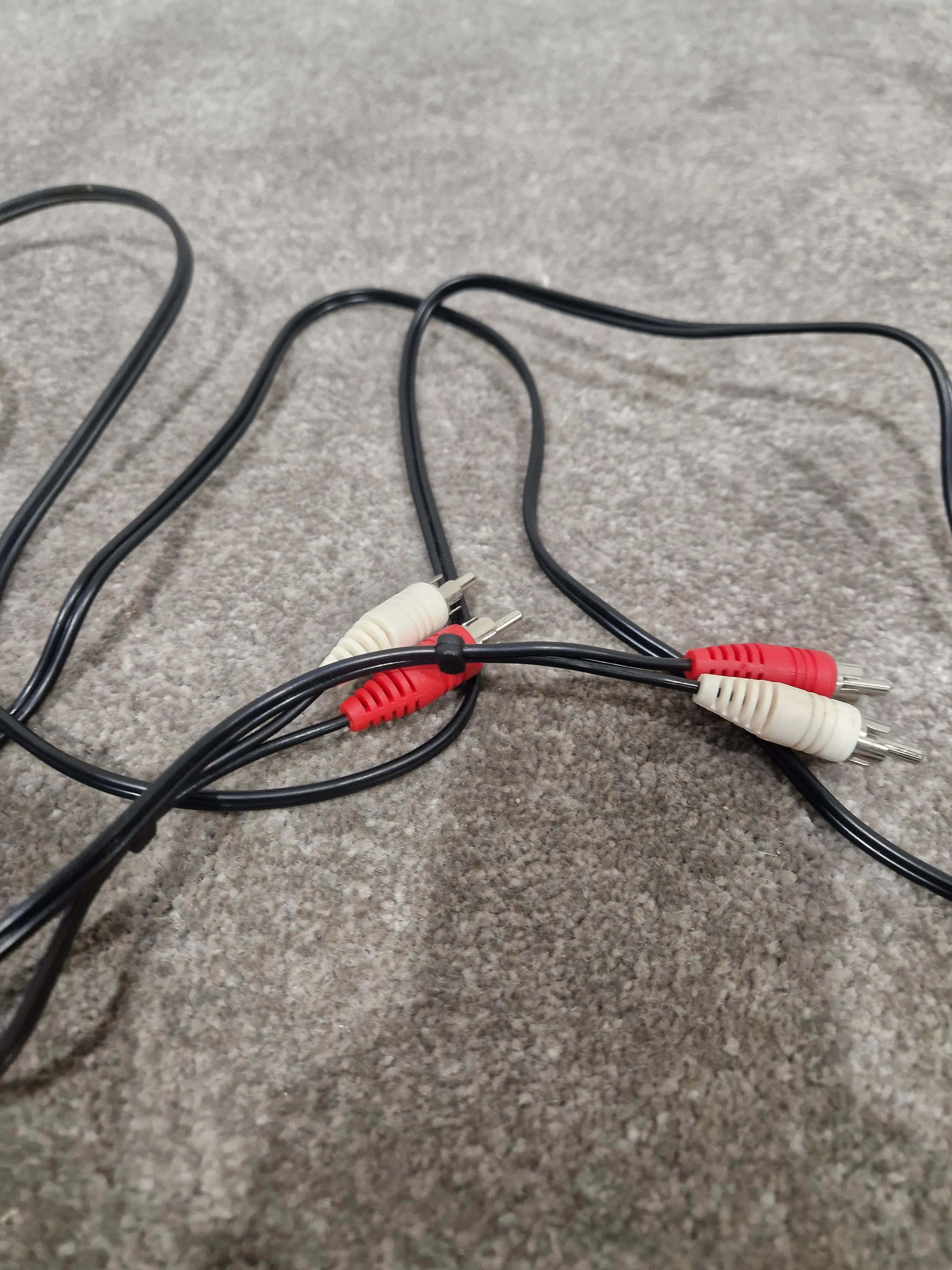 Joblot - 6x Pair of RCA Phono Cables, Random Sizes - High-Fidelity Audio - Excellent - Image 5