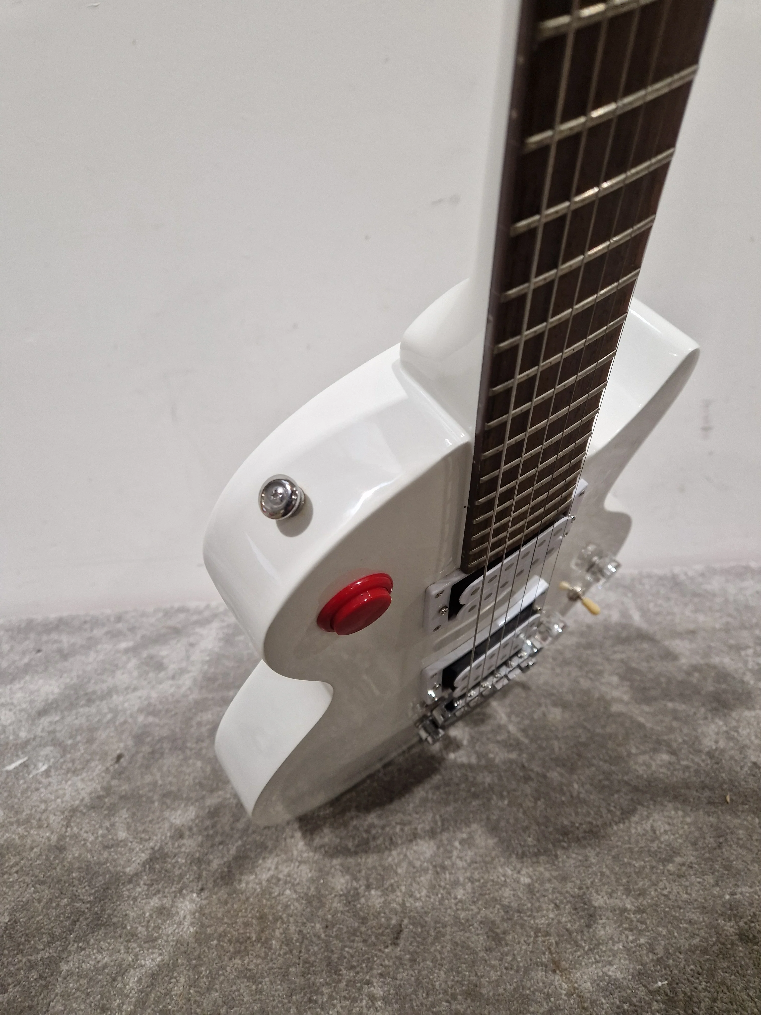 Palace Buckethead LP Style Full White Electric Guitar - Signature Design - Excellent - Image 12