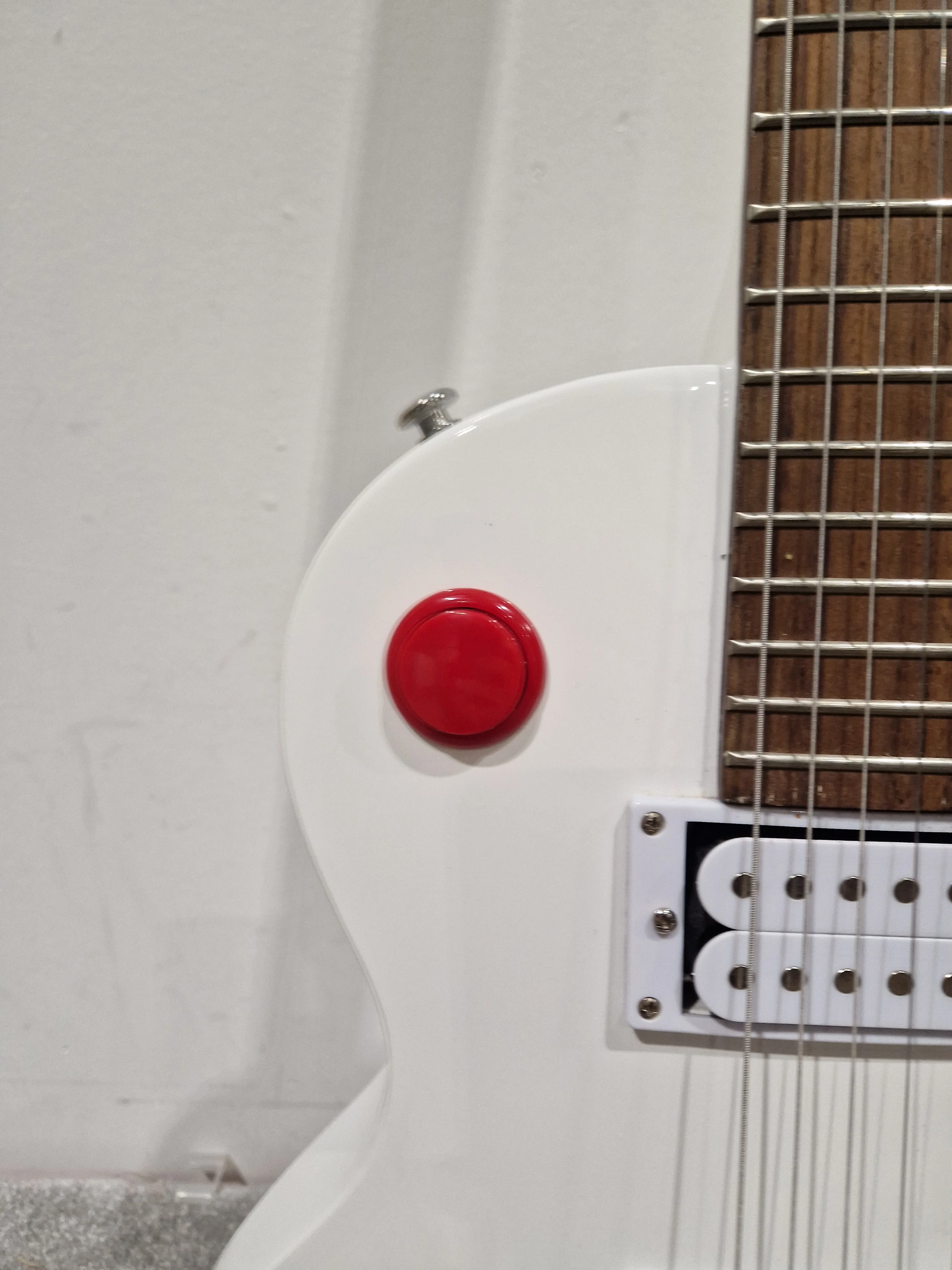 Palace Buckethead LP Style Full White Electric Guitar - Signature Design - Excellent - Image 20