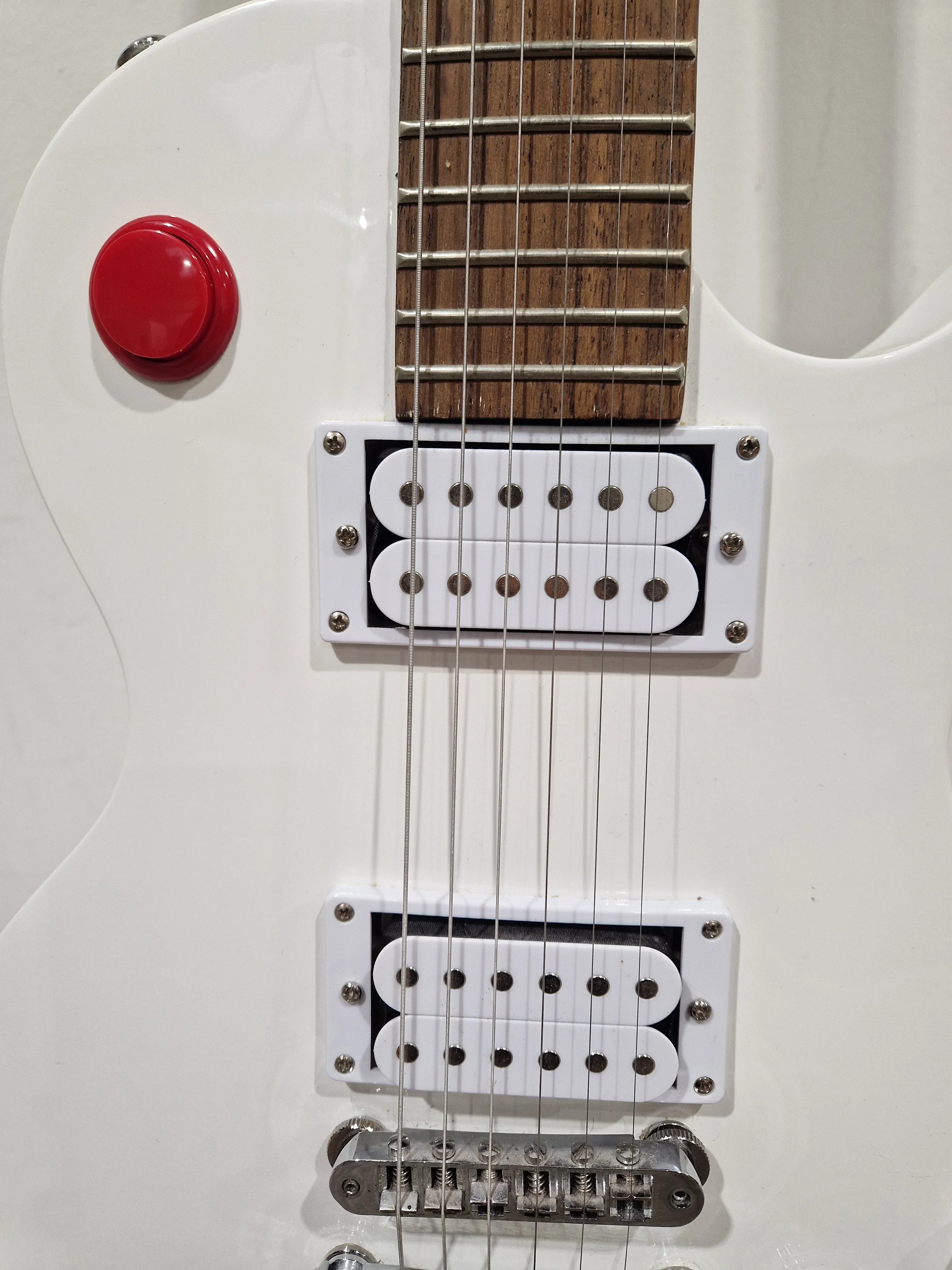 Palace Buckethead LP Style Full White Electric Guitar - Signature Design - Excellent - Image 8