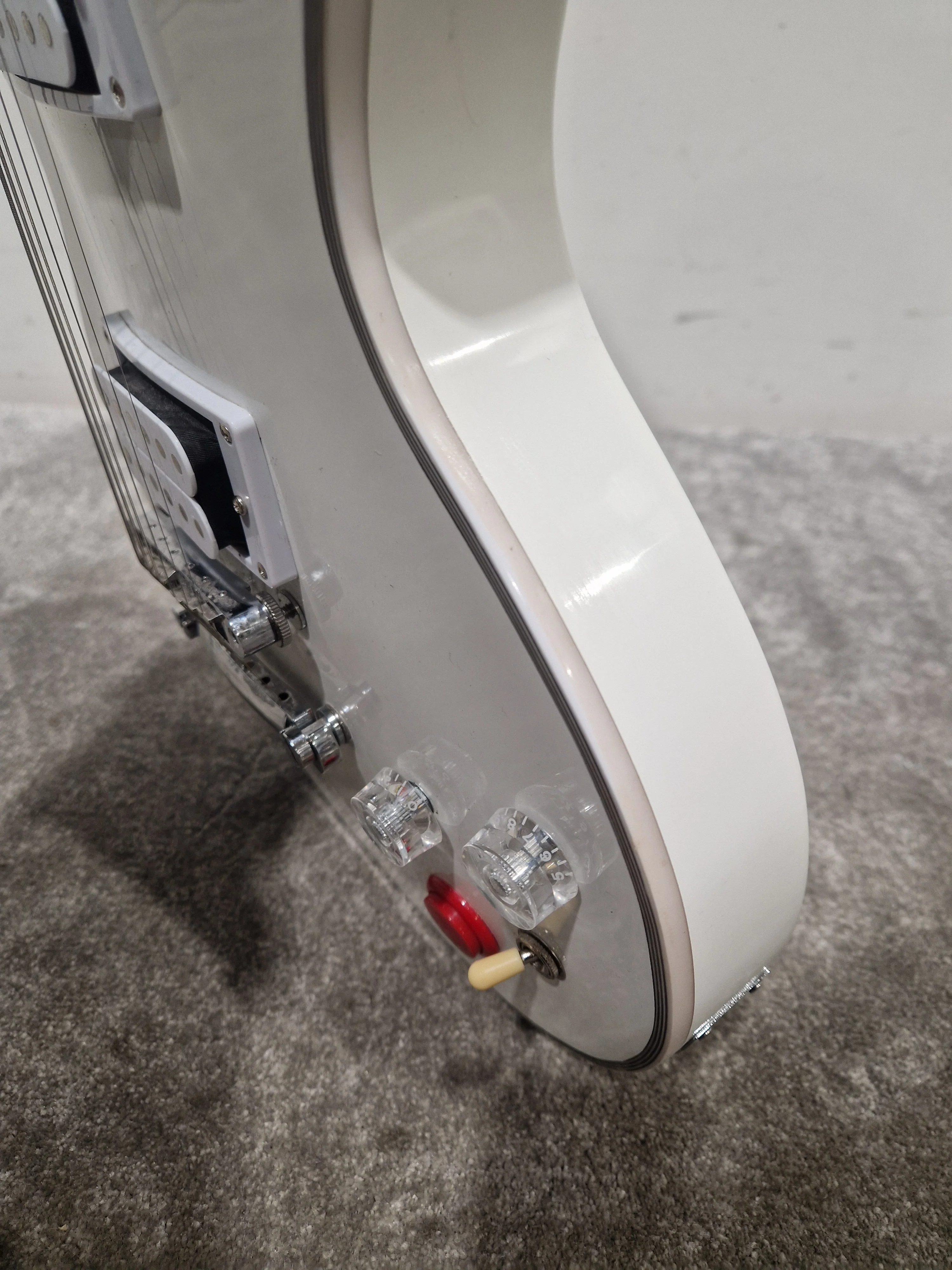 Palace Custom Buckethead Signature Alpine White LP Style Electric Guitar - Signature Design - Very Good - Image 17