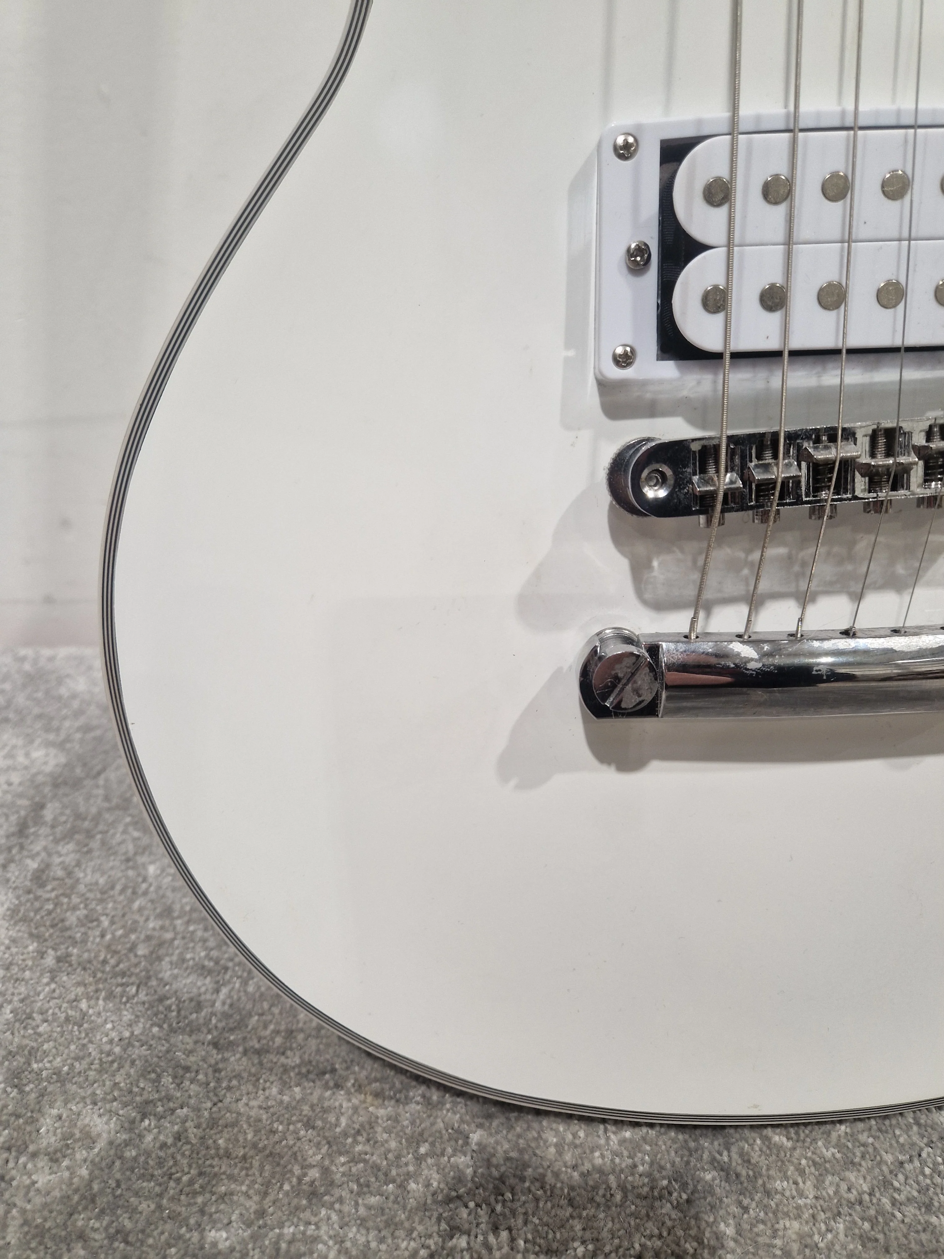 Palace Custom Buckethead Signature Alpine White LP Style Electric Guitar - Signature Design - Very Good - Image 20