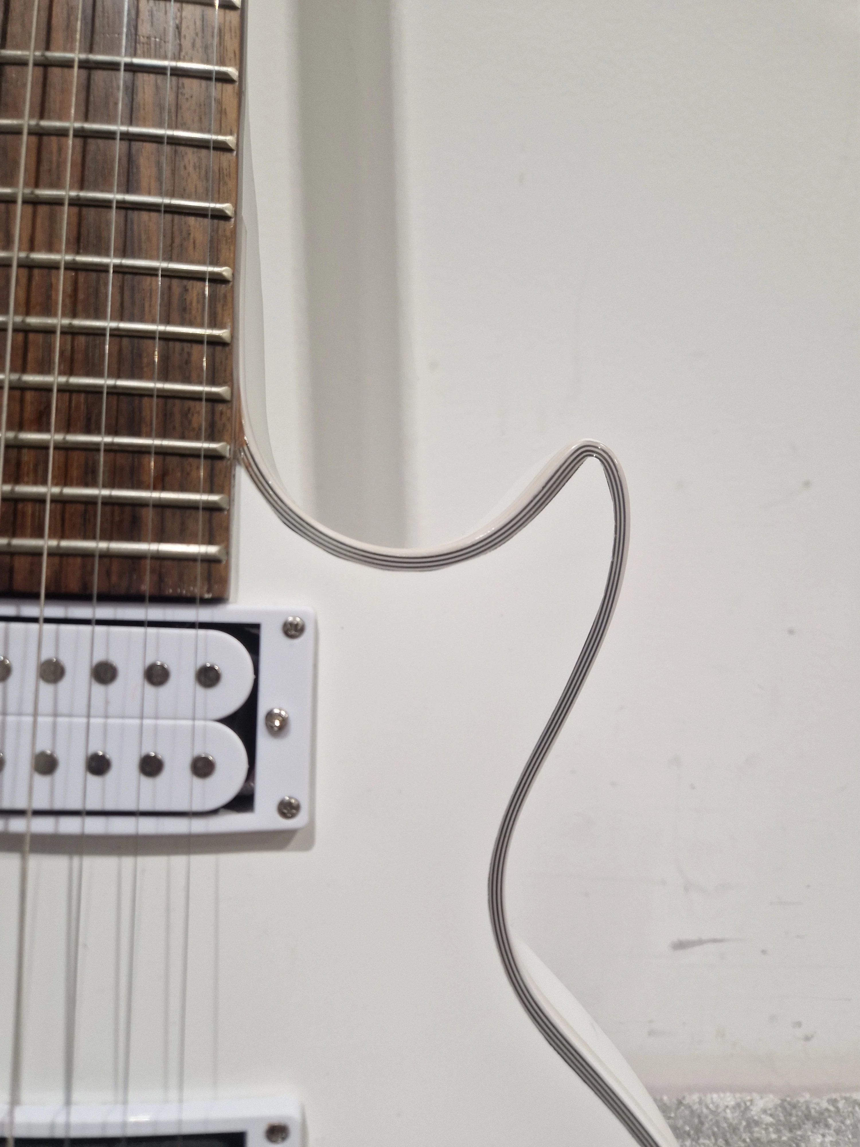 Palace Custom Buckethead Signature Alpine White LP Style Electric Guitar - Signature Design - Very Good - Image 21