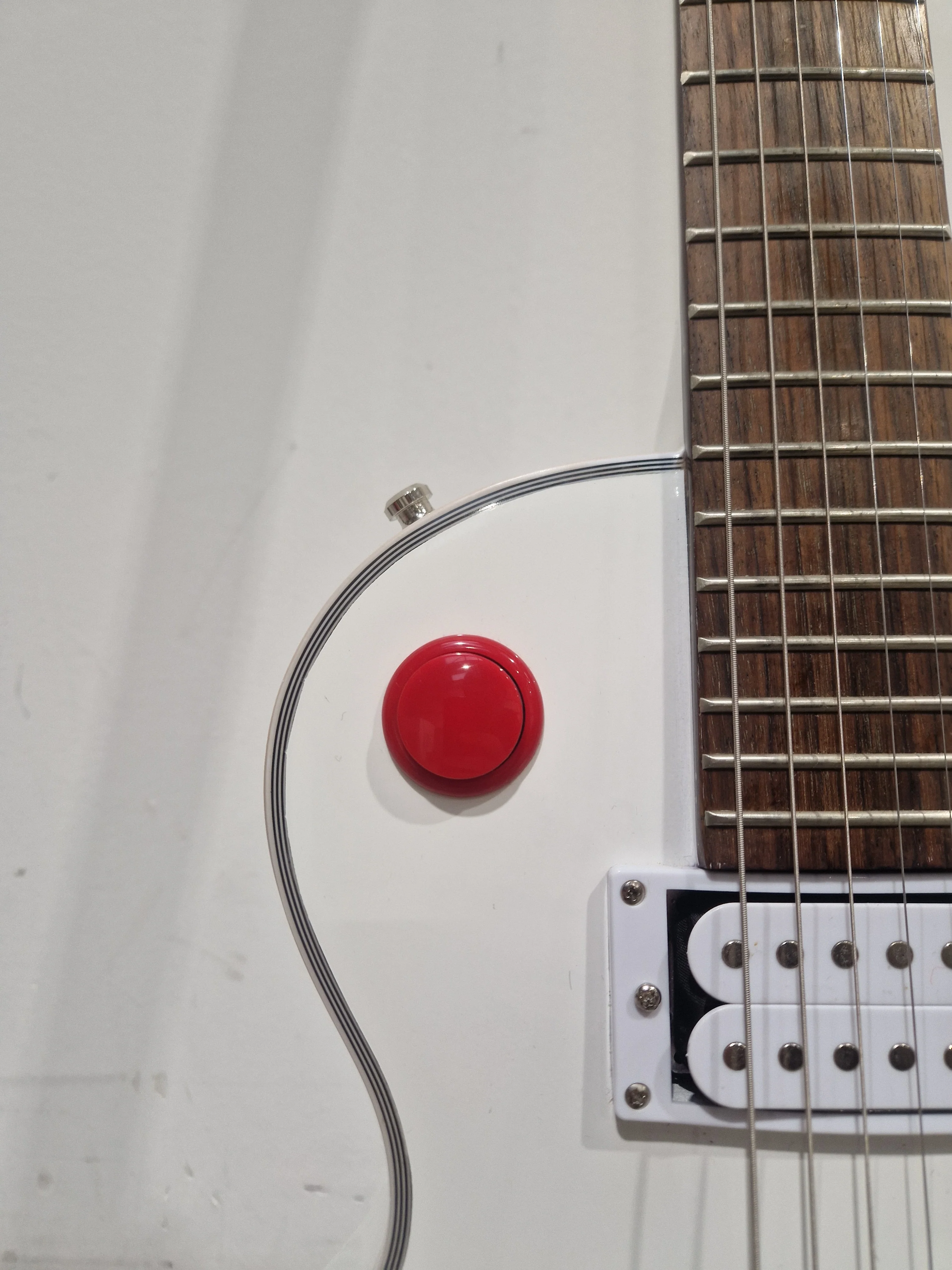 Palace Custom Buckethead Signature Alpine White LP Style Electric Guitar - Signature Design - Very Good - Image 22