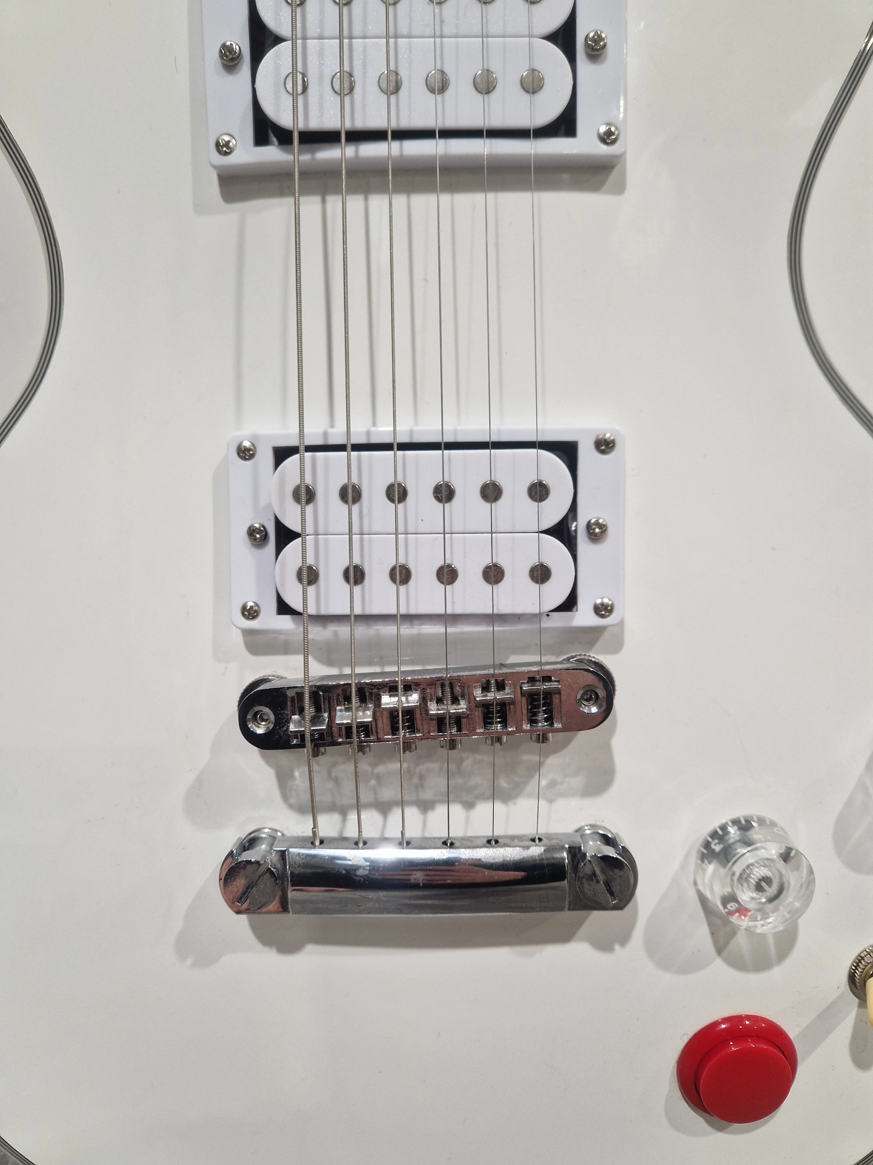 Palace Custom Buckethead Signature Alpine White LP Style Electric Guitar - Signature Design - Very Good - Image 24