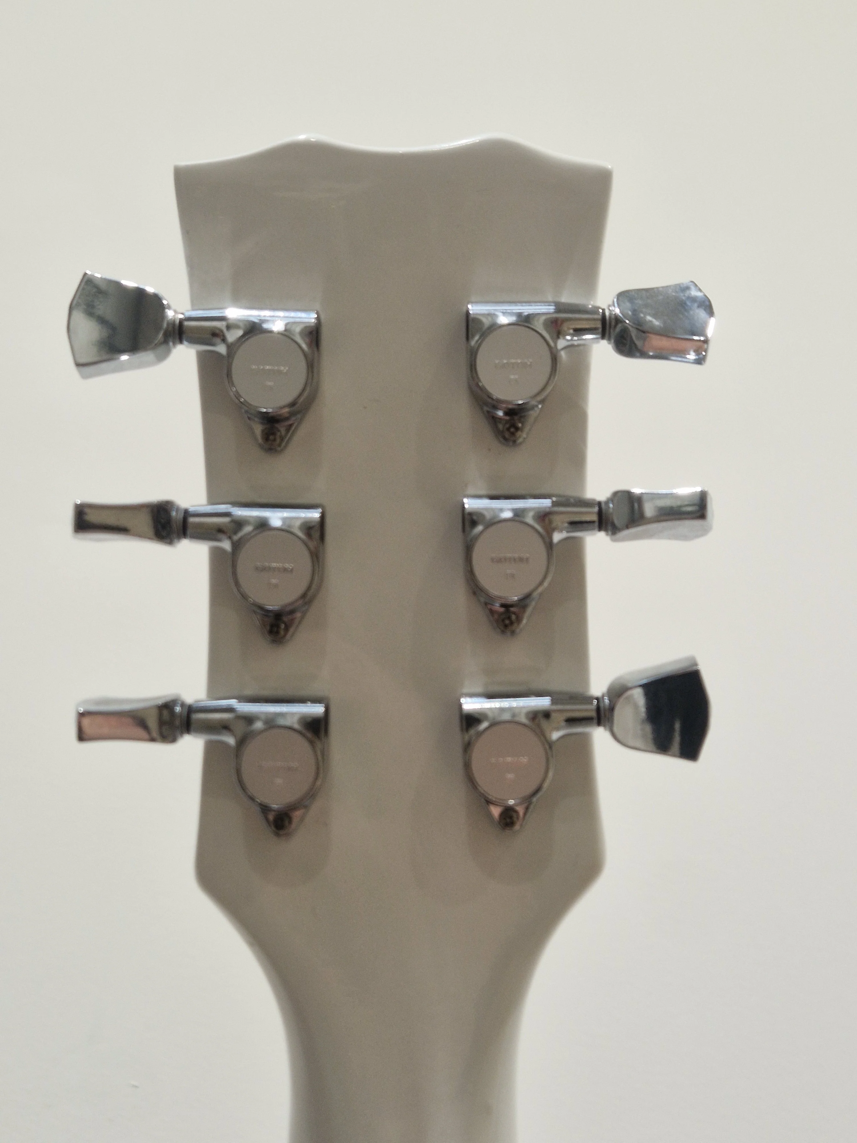 Palace Custom Buckethead Signature Alpine White LP Style Electric Guitar - Signature Design - Very Good - Image 5