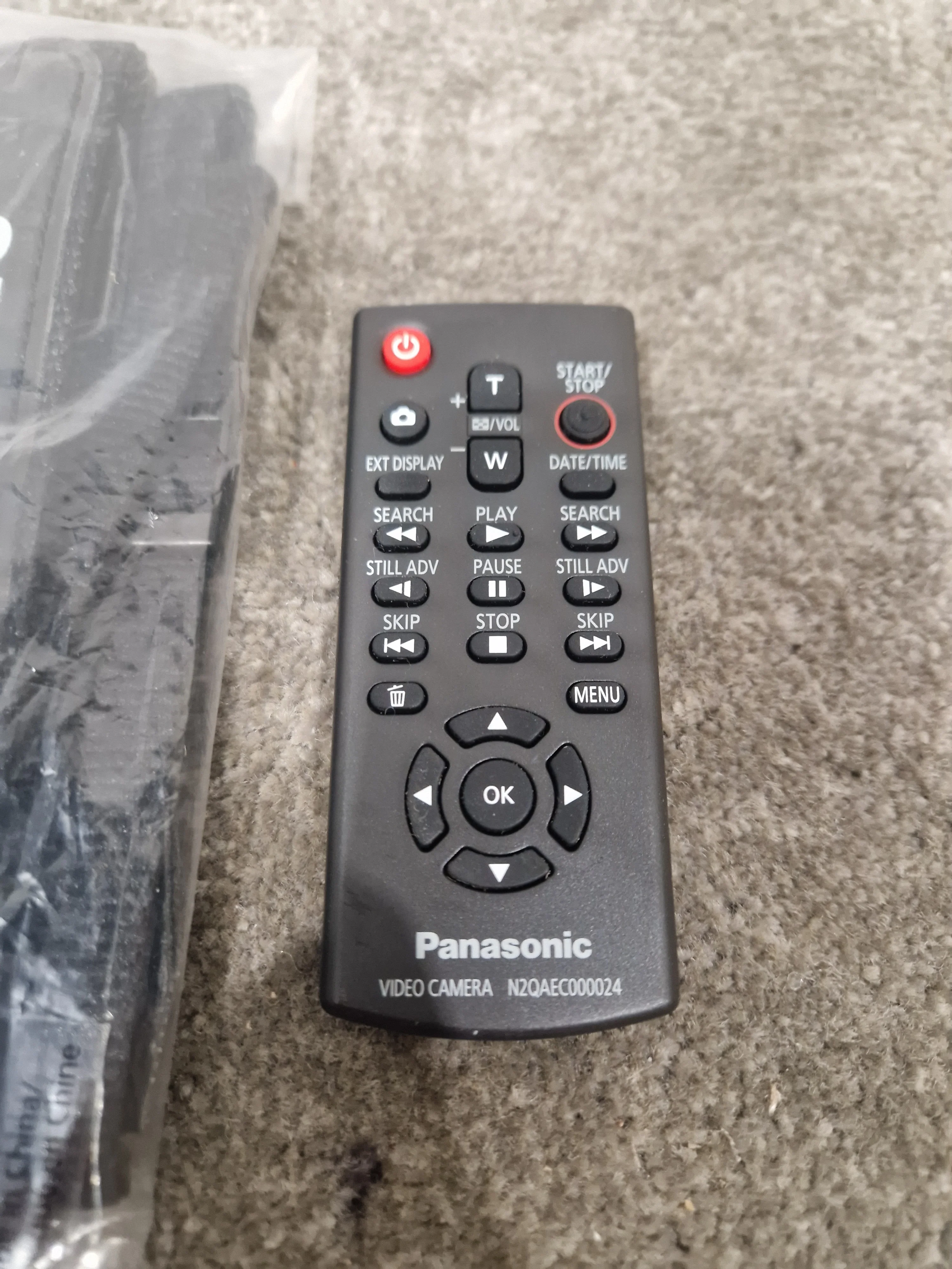 Panasonic N2QAEC000013 Remote For Hvx200 DVCPRO Camera – Remote Control - Like New - Image 2