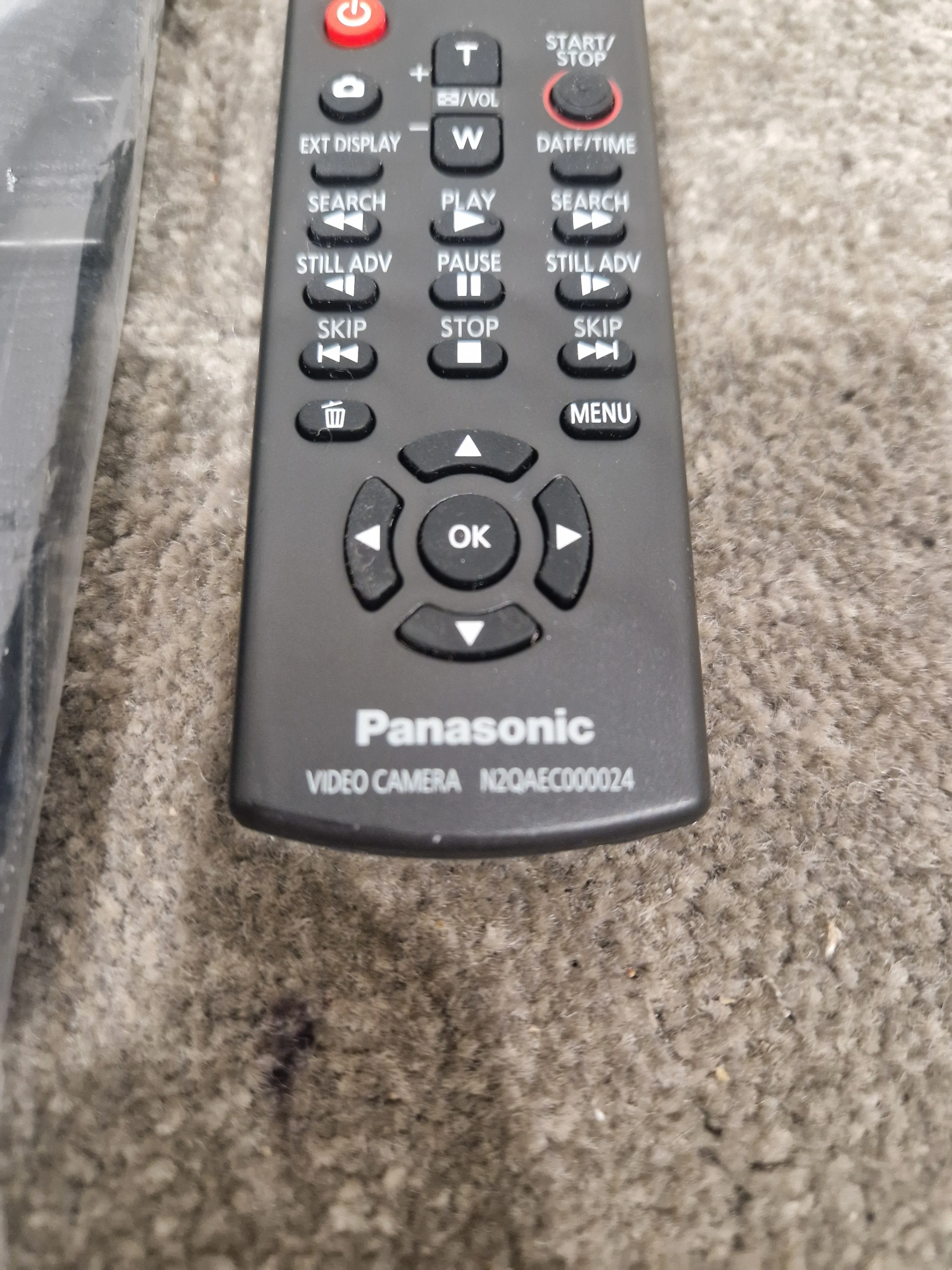 Panasonic N2QAEC000013 Remote For Hvx200 DVCPRO Camera – Remote Control - Like New - Image 3