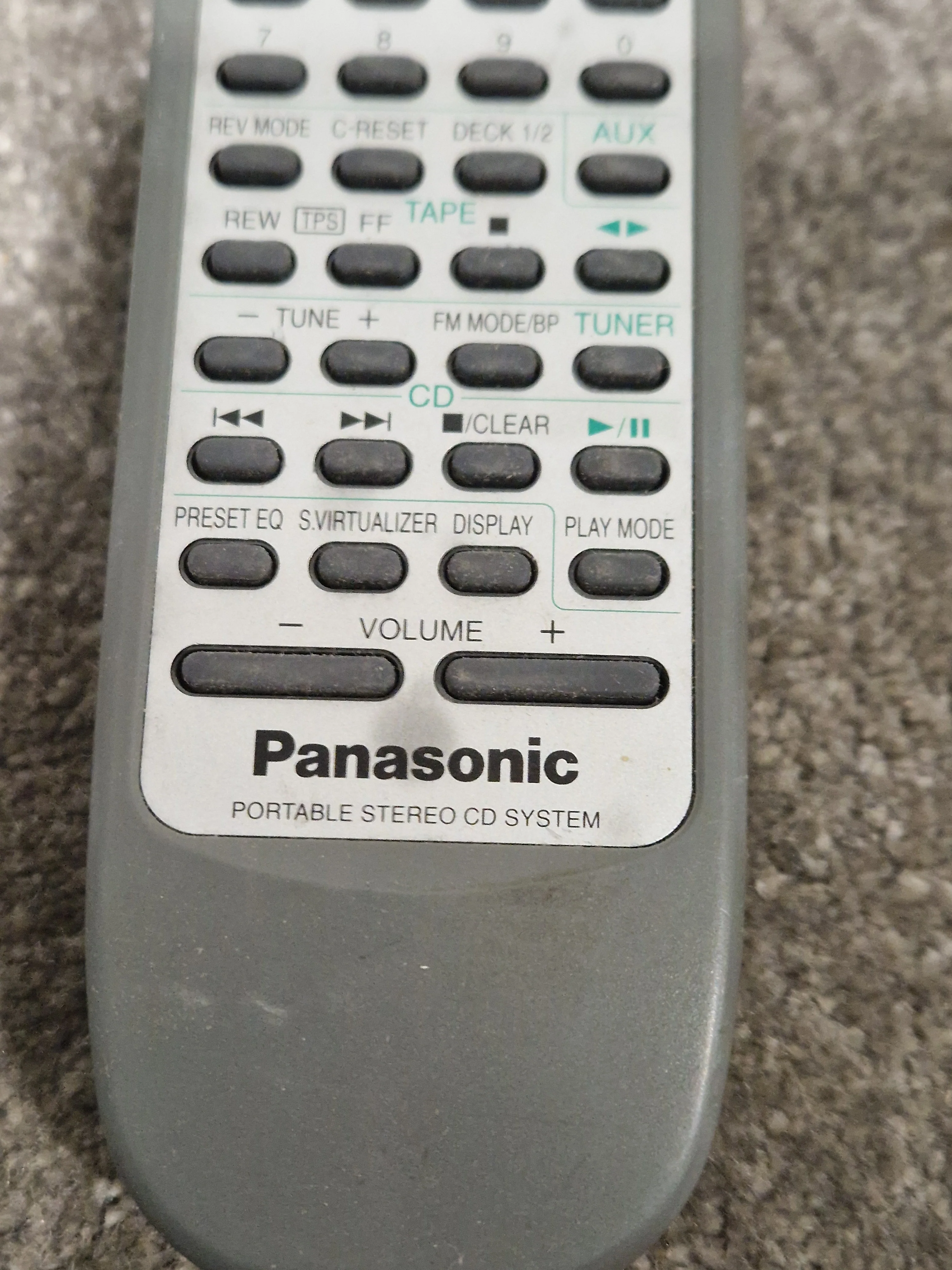 Panasonic RX-ED50 - Portable Stereo CD System - Silver/Black - Excellent w/ Manuals, Original Box & remote - Image 16