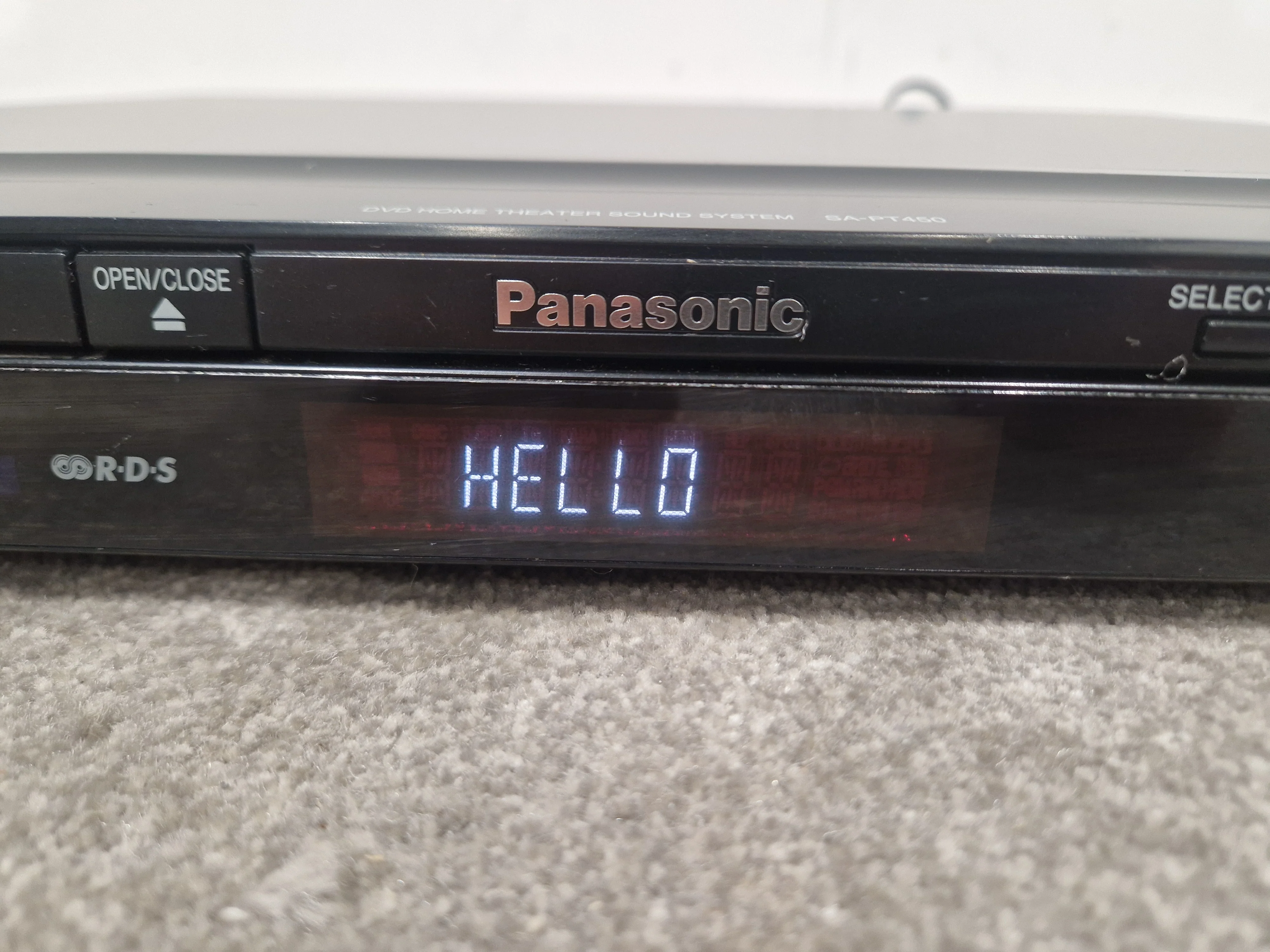 Panasonic Sa-pt450 Home Theater System - 5.1 Channel, Dolby Digital - Very Good w/ Power Supply - Image 9