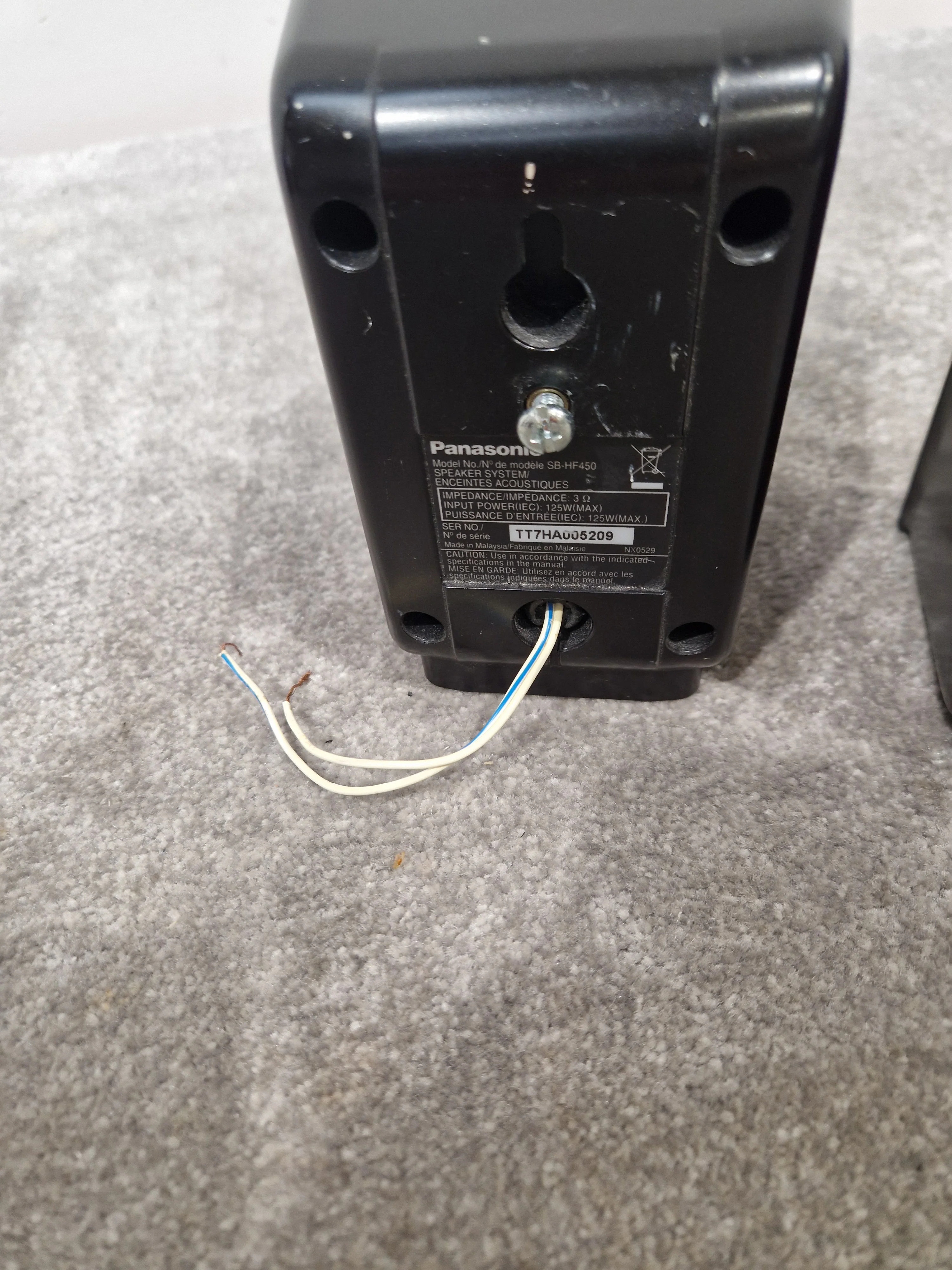 Panasonic Sb-hc450 Speaker Set - For Home Theater System, 5.1 Channel - Excellent - Image 8