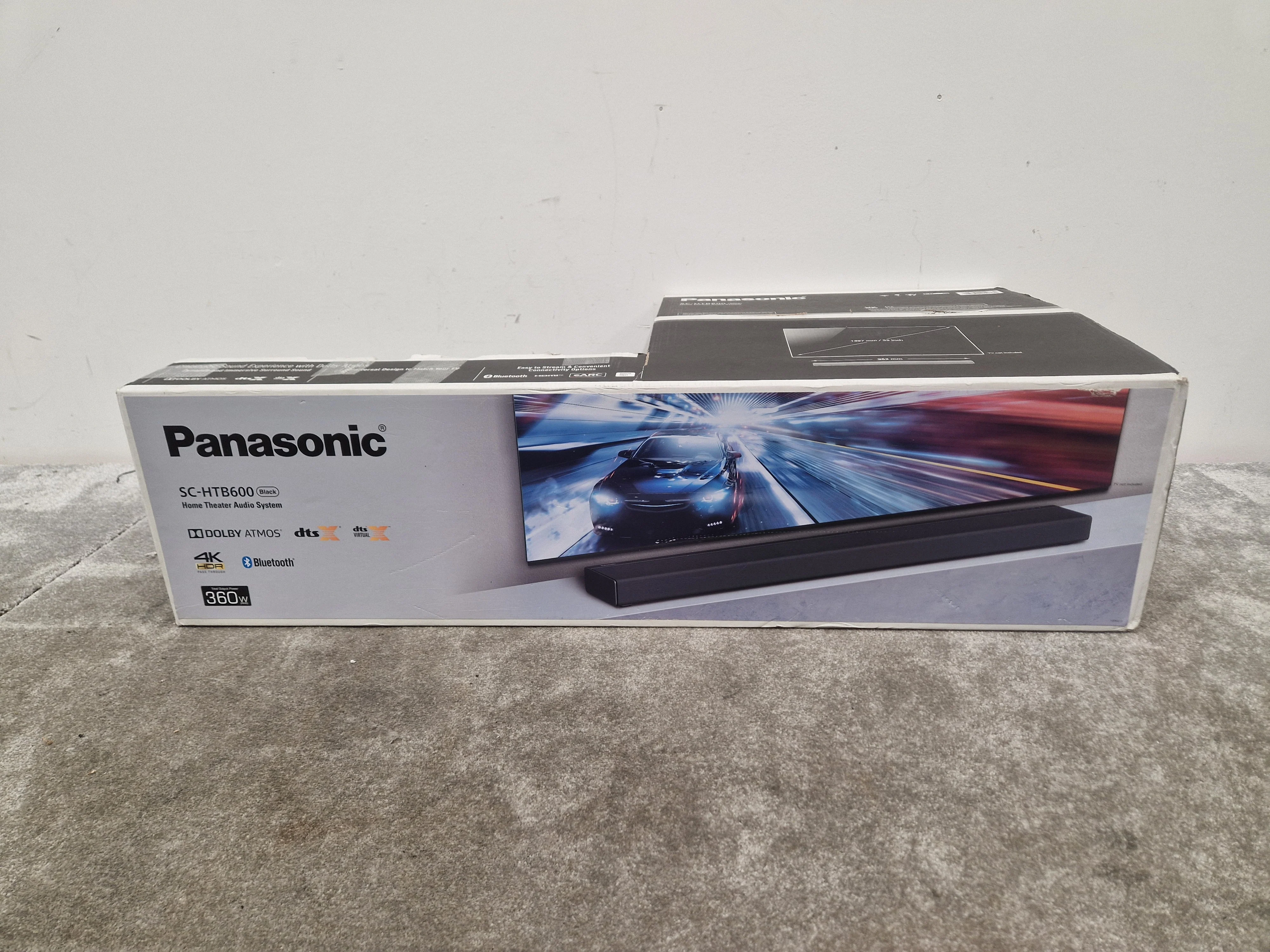 Panasonic Sc-htb600ebk Home Theater System - 5.1 Channels, Bluetooth Connectivity - Open Box - Image 4