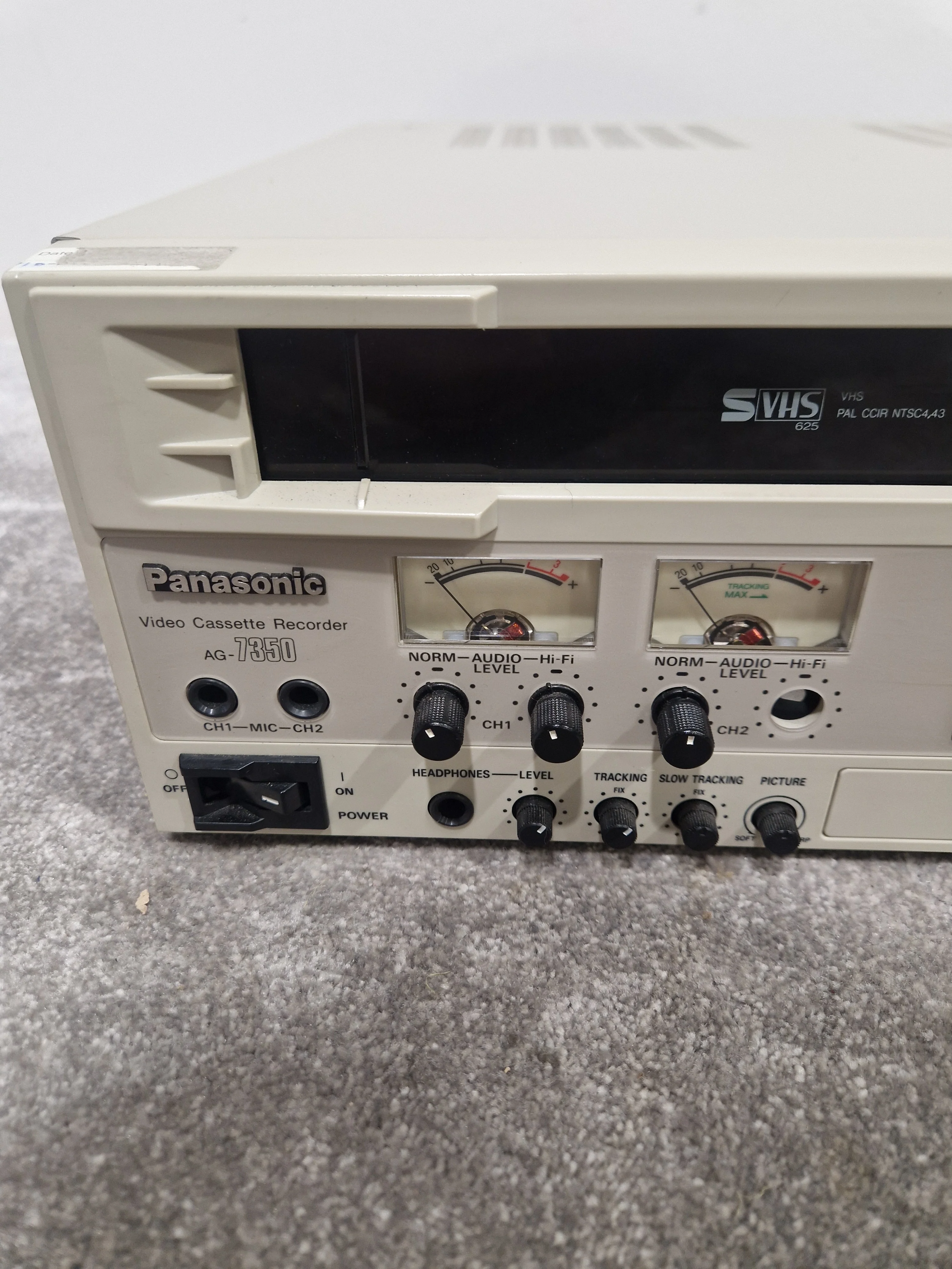Panasonic Video Cassette Recorder Ag-7350 - Hi-Fi VCR, S-VHS Compatibility - Excellent - Image 4