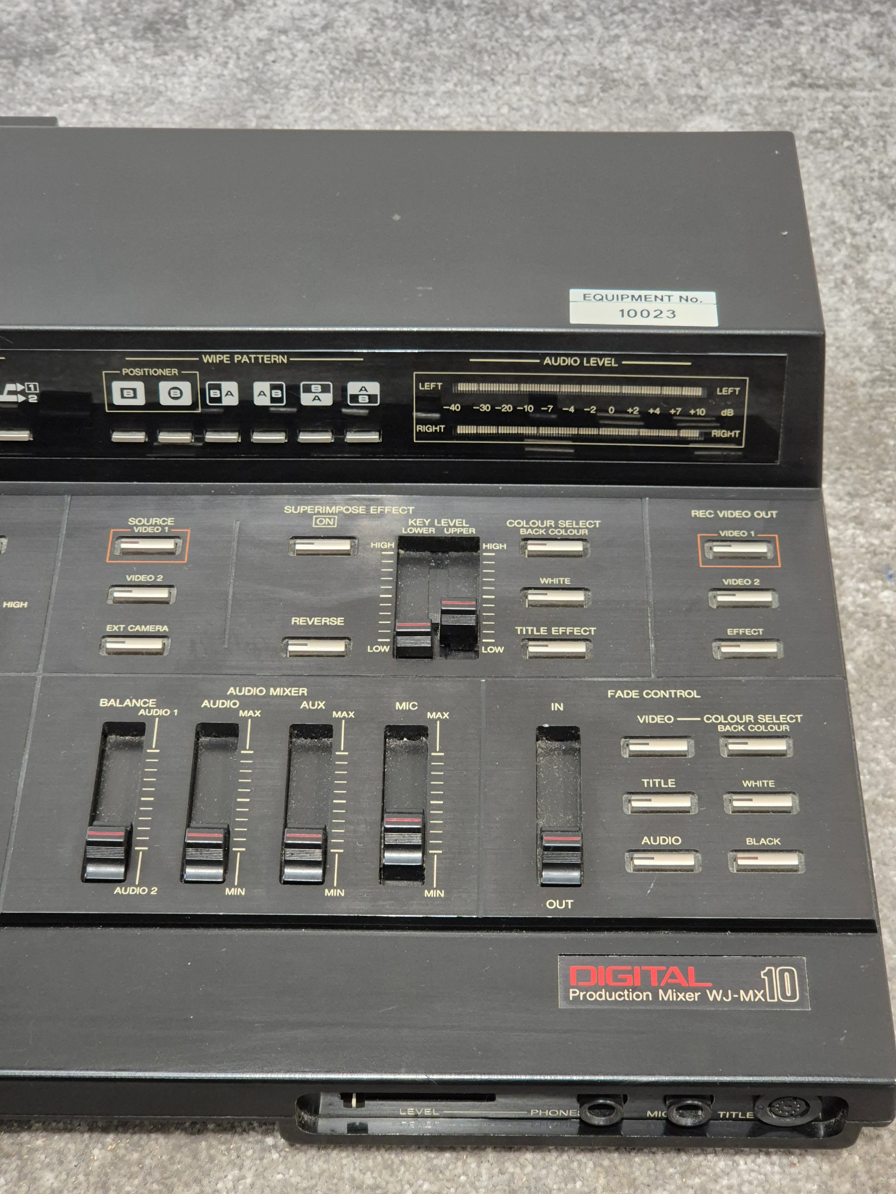 Panasonic WJ-MX10 Digital Production Mixer - Multi-Track Recording, Audio Mixing - Very Good w/ Power Supply & Hard Cas - Image 3