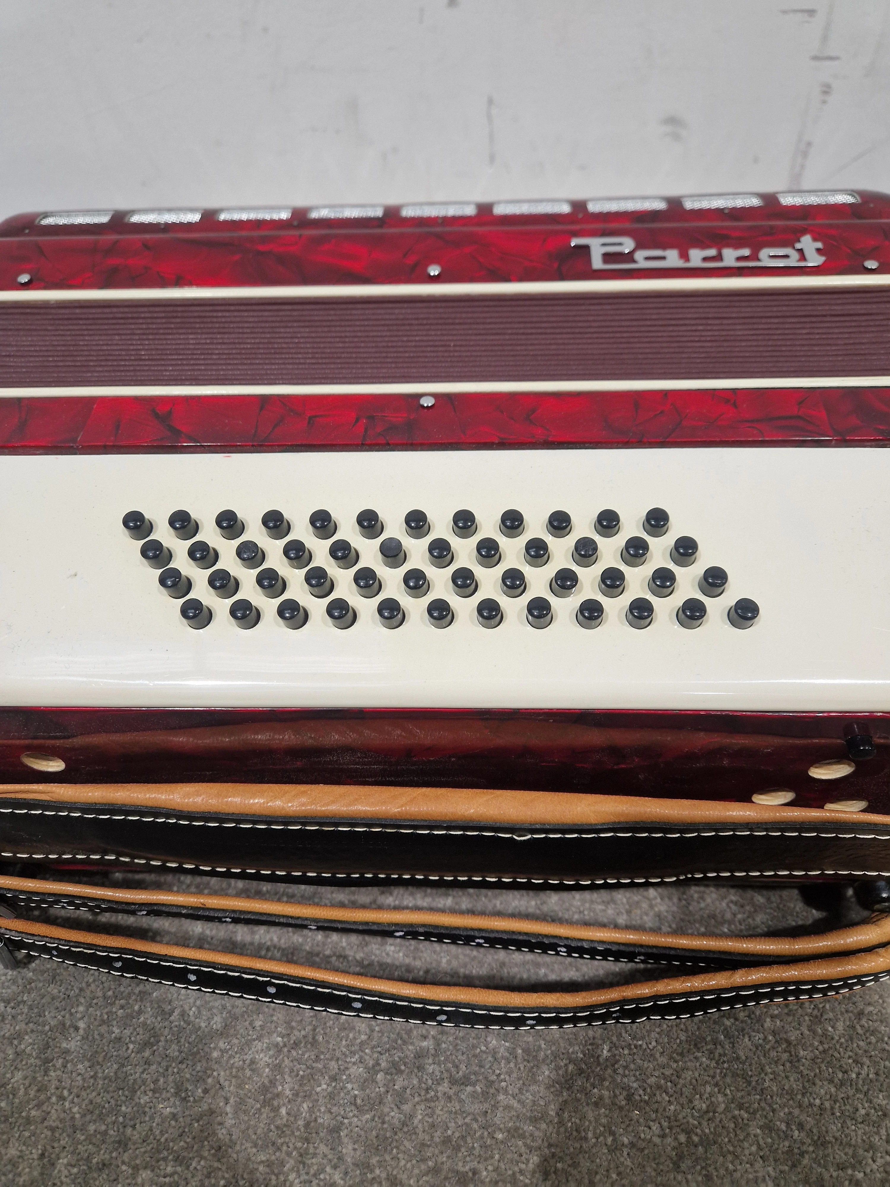 Parrot Accordion 1407 48 Bass 34 Key - Compact Design - Excellent w/ Hard Case - Image 7