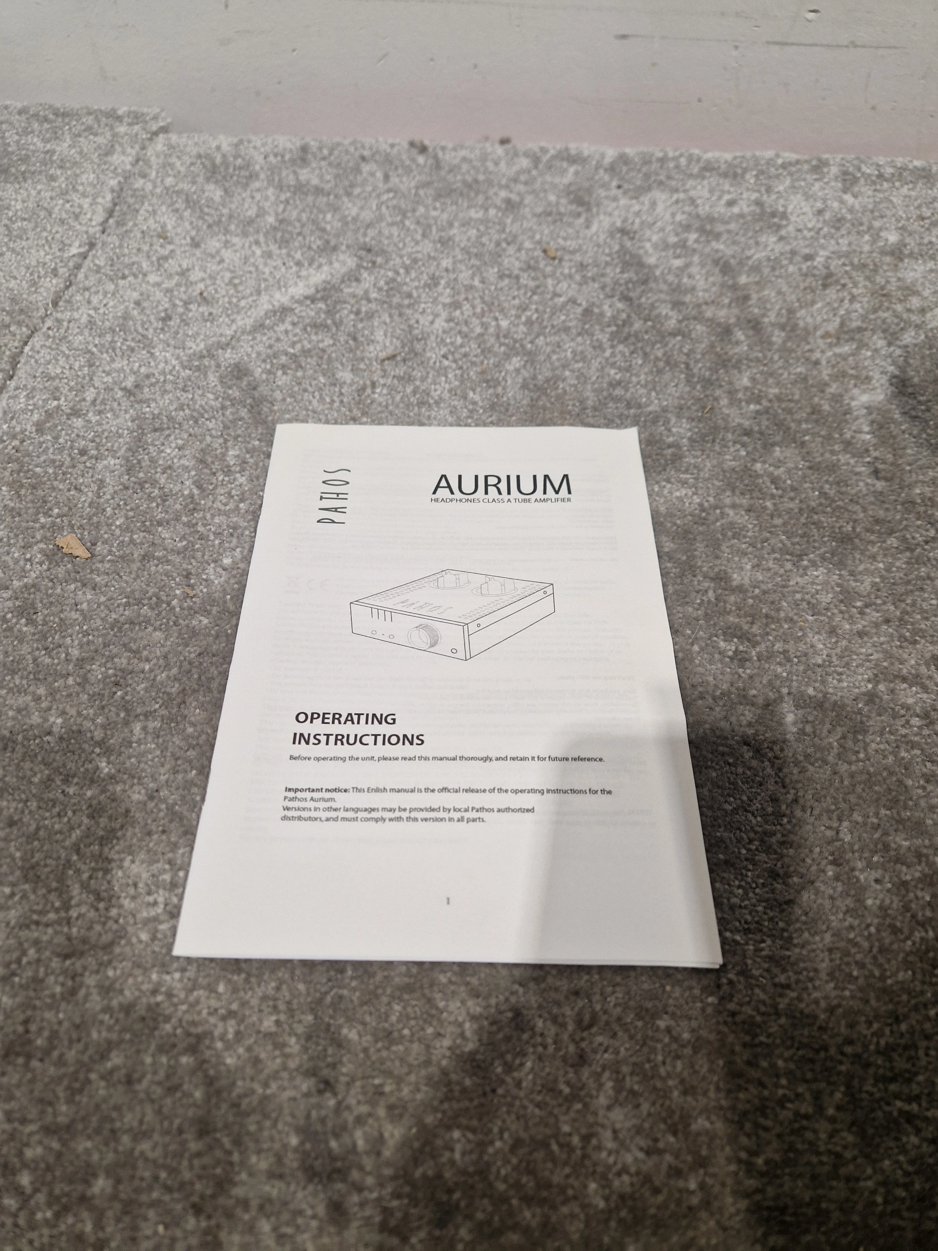 Pathos Aurium - Headphone Amplifier - Silver - Headphones - Like New w/ Original Box - Image 4
