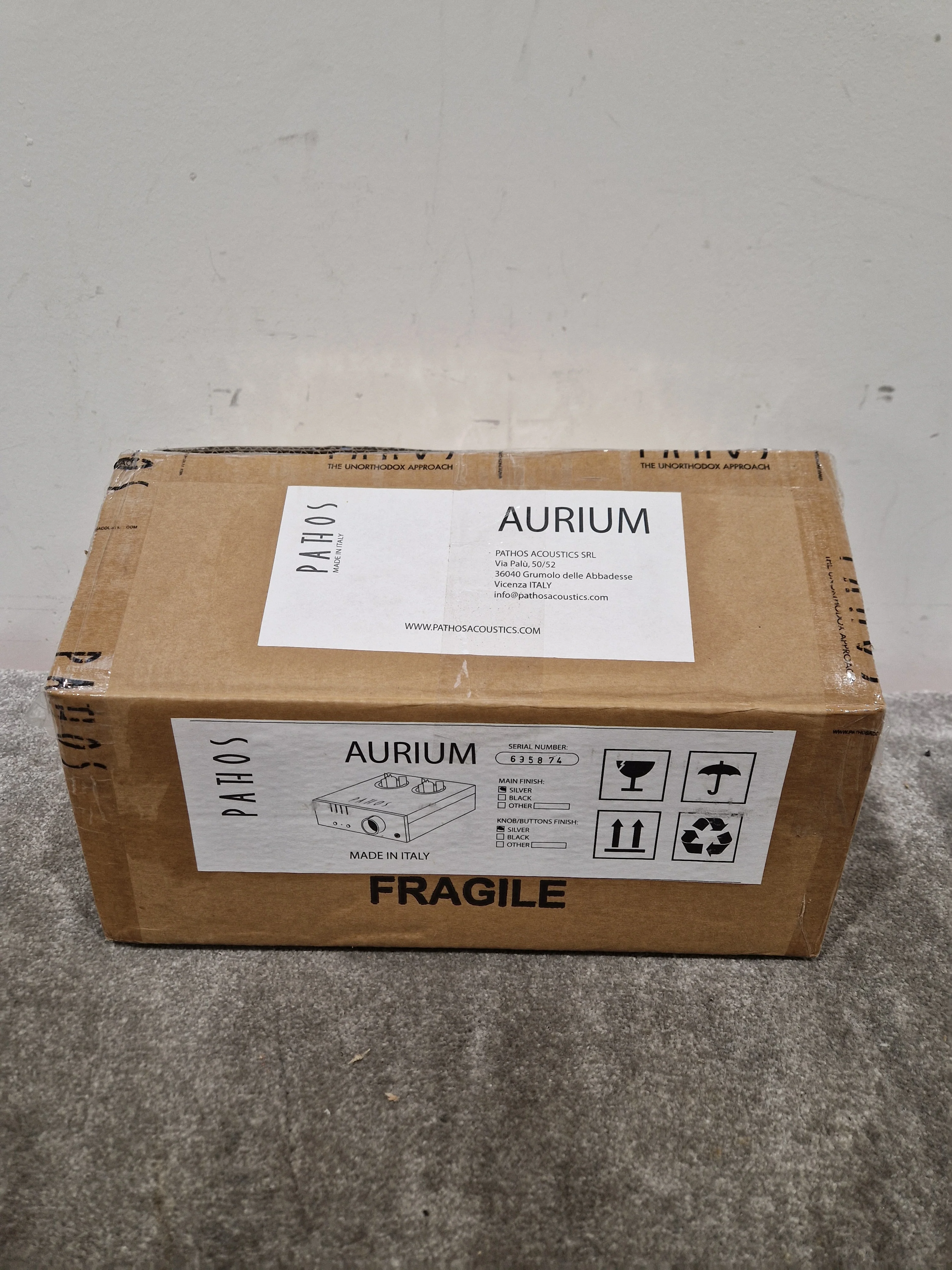 Pathos Aurium - Headphone Amplifier - Silver - Headphones - Like New w/ Original Box - Image 8
