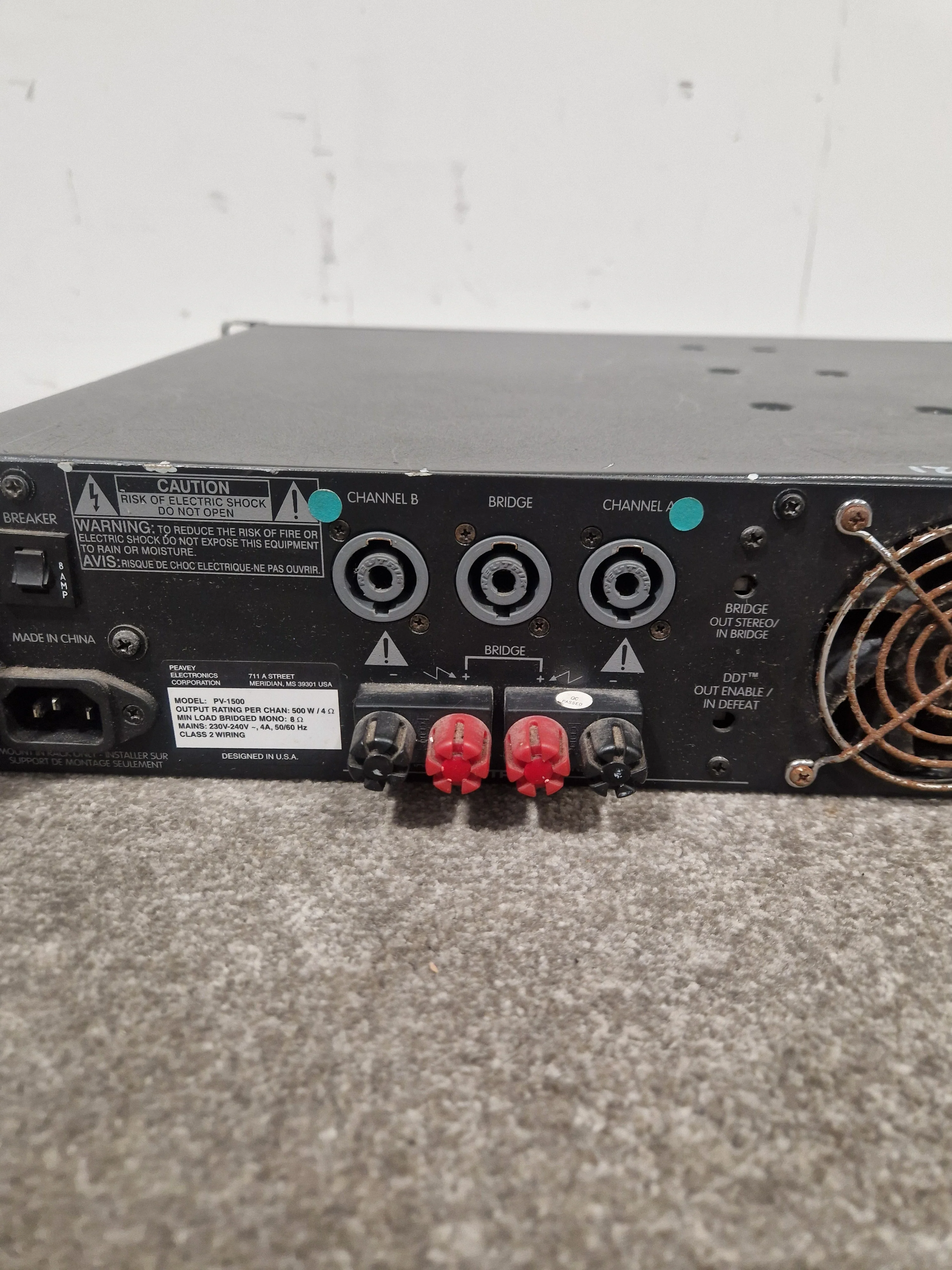 Peavey 1500 Power AMP - High Power Output - Good w/ Power Supply - Image 12
