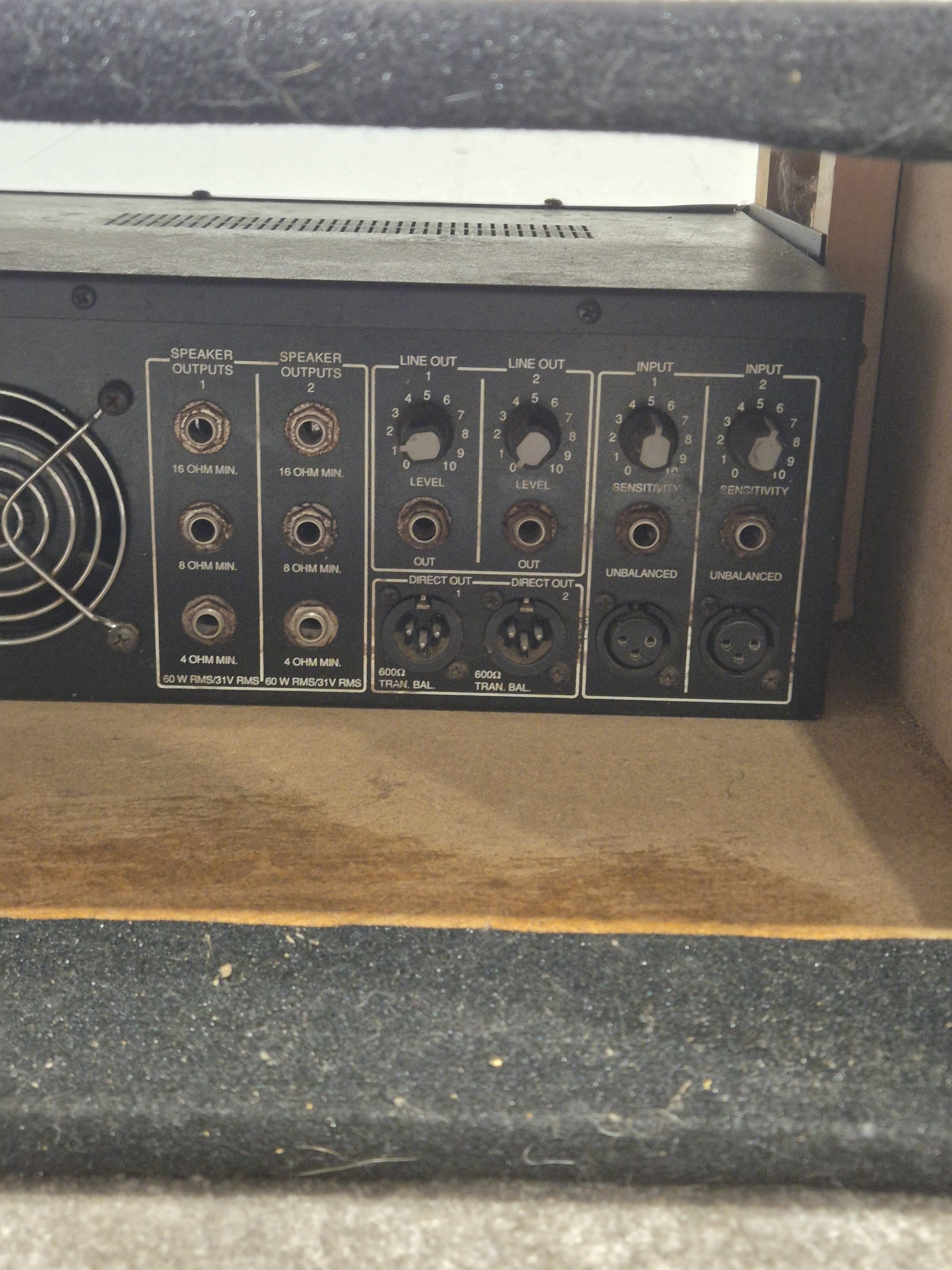 Peavey Classic Series 60/60 - Stereo Tube Power Amp - Good w/ Power Supply - Image 4