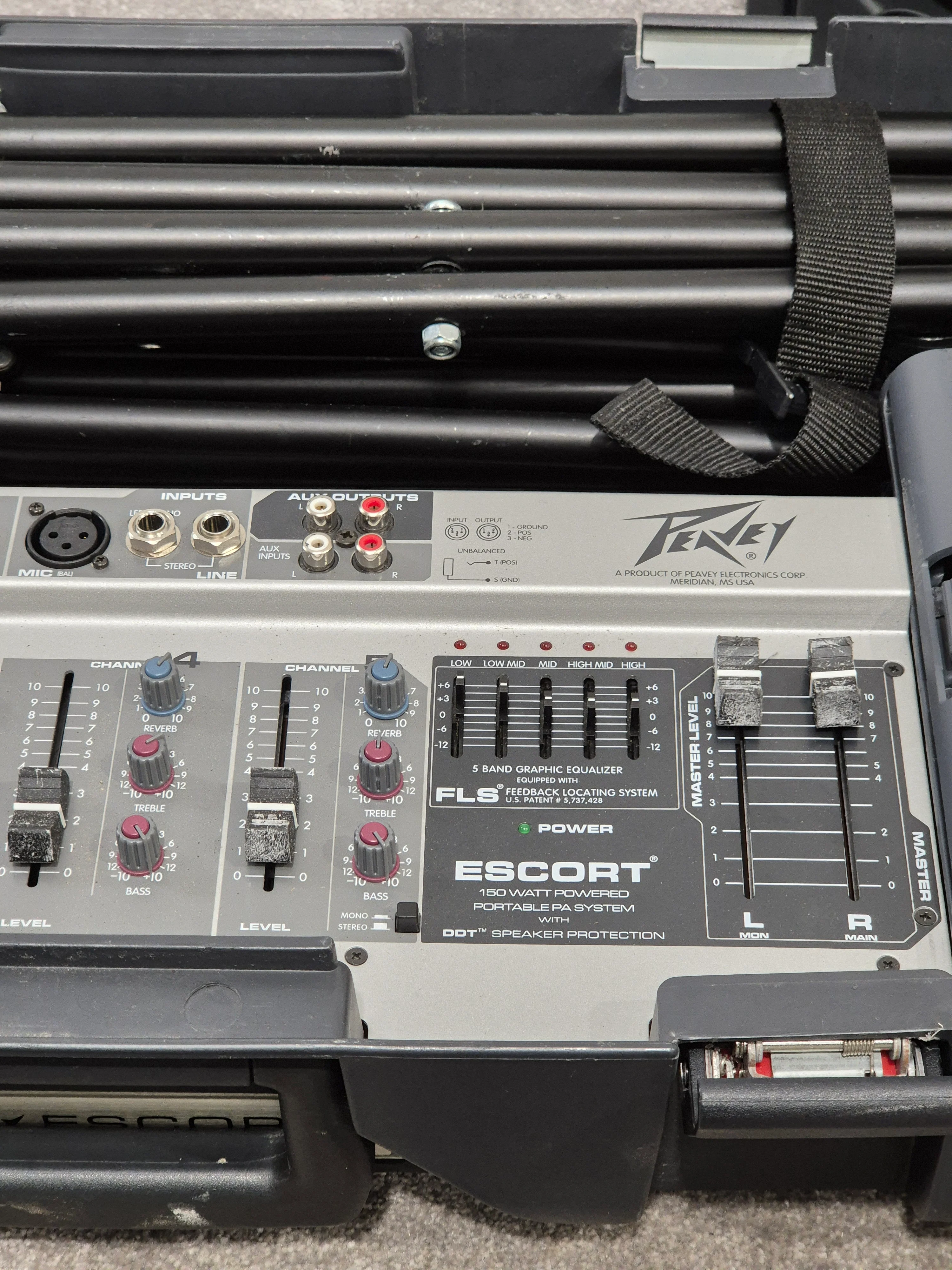 Peavey Escort - 150-watts Portable PA System - Fair w/ Power Supply - Image 3