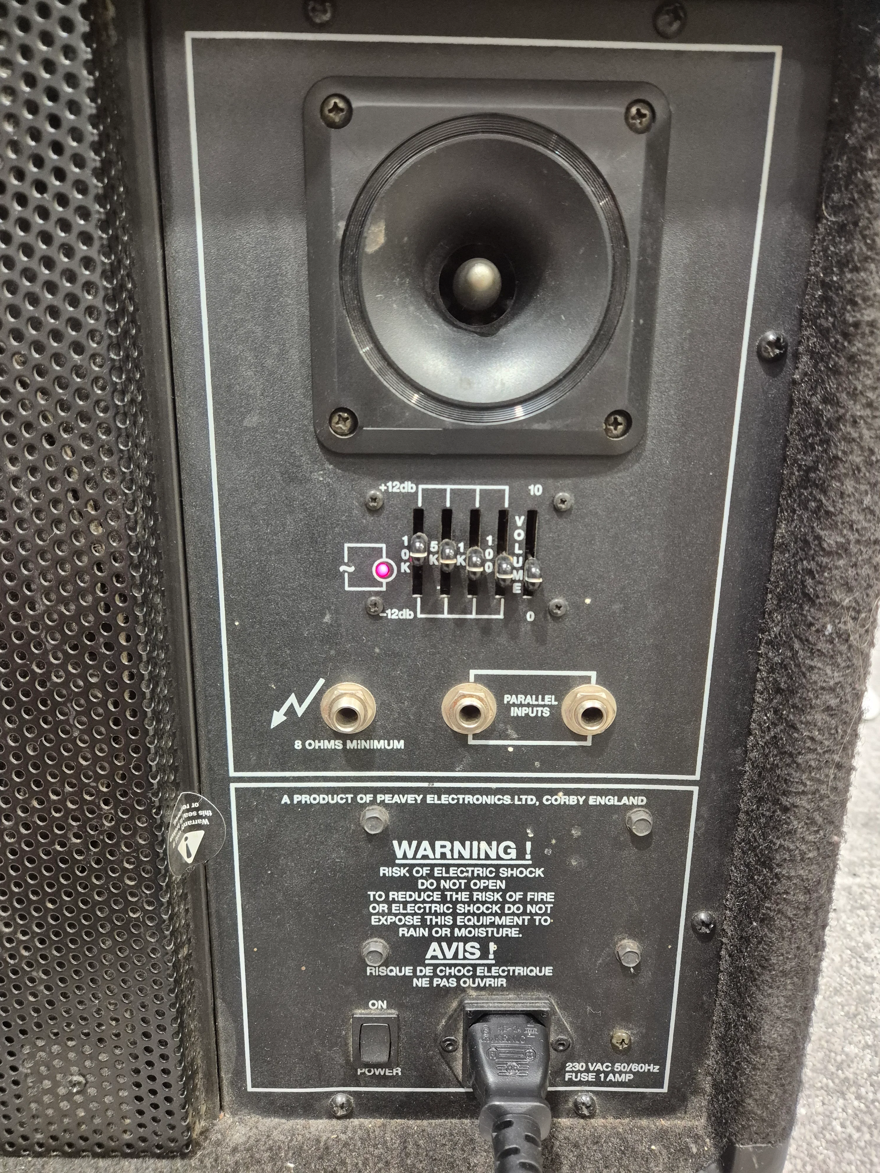 Peavey Eurosys 12PM - Powered Monitor Enclosure - Black - Image 2