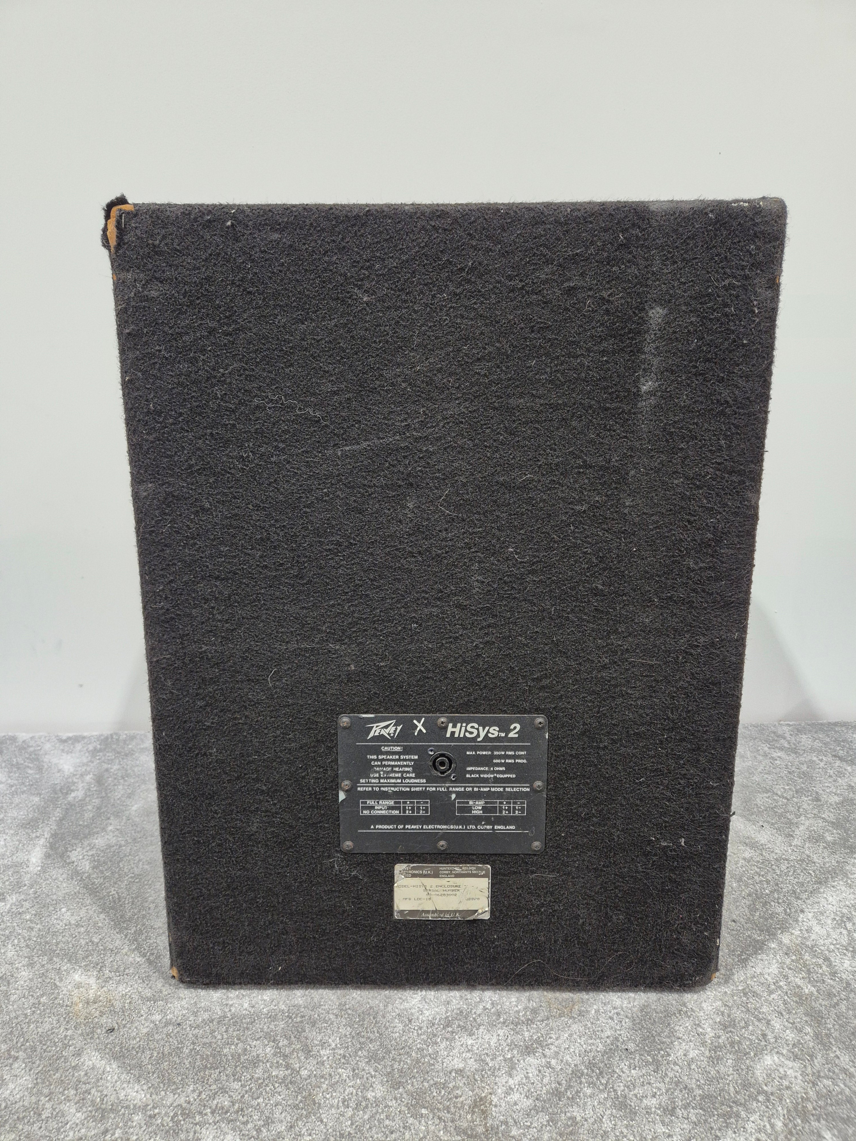 Peavey Hisys 2 - 600-watts Full-Range Operation PA Speaker - Image 9
