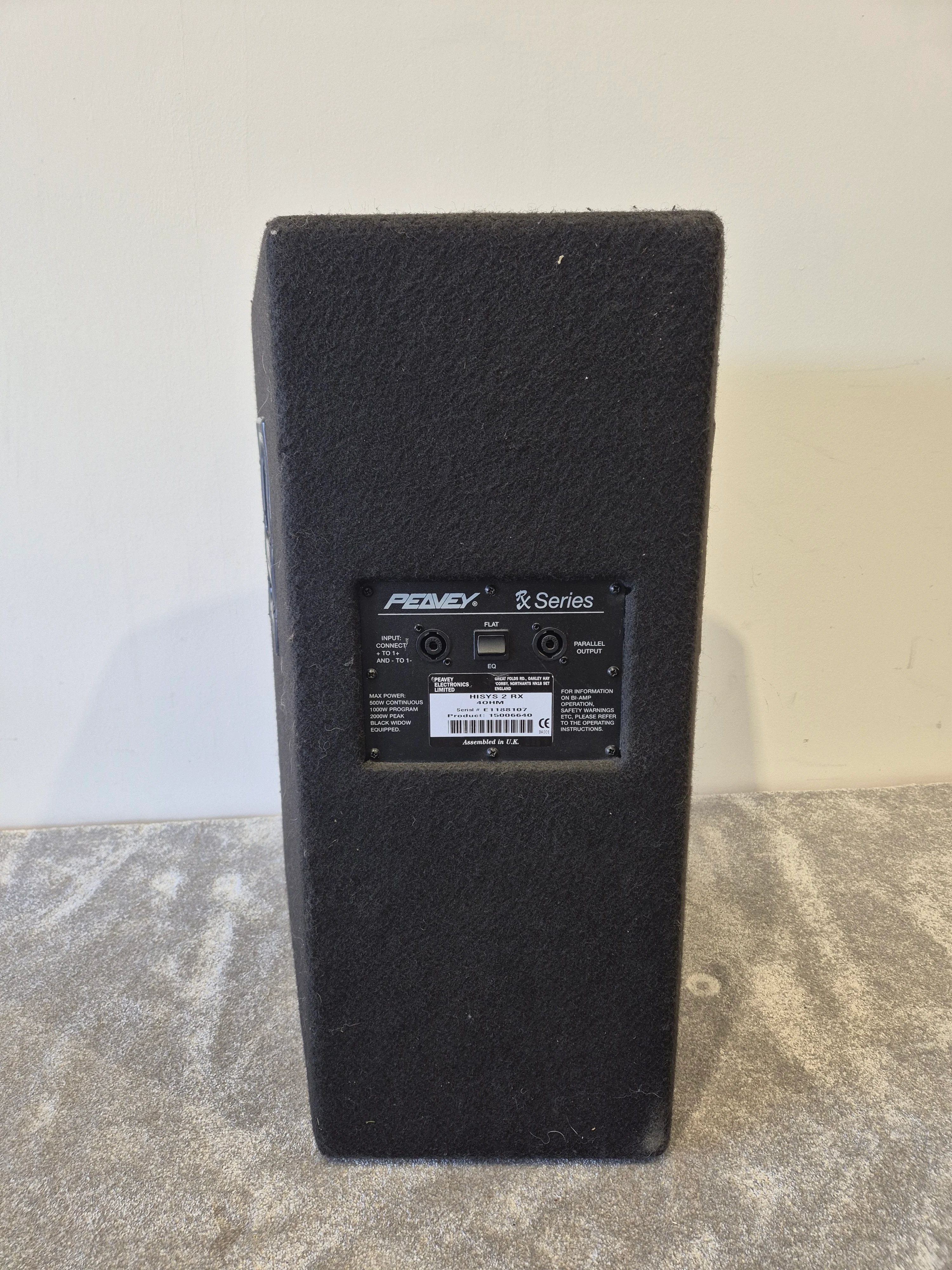 Peavey Hisys 2RX - FULL-RANGE Passive Speaker - Durable Construction - Very Good - Image 4