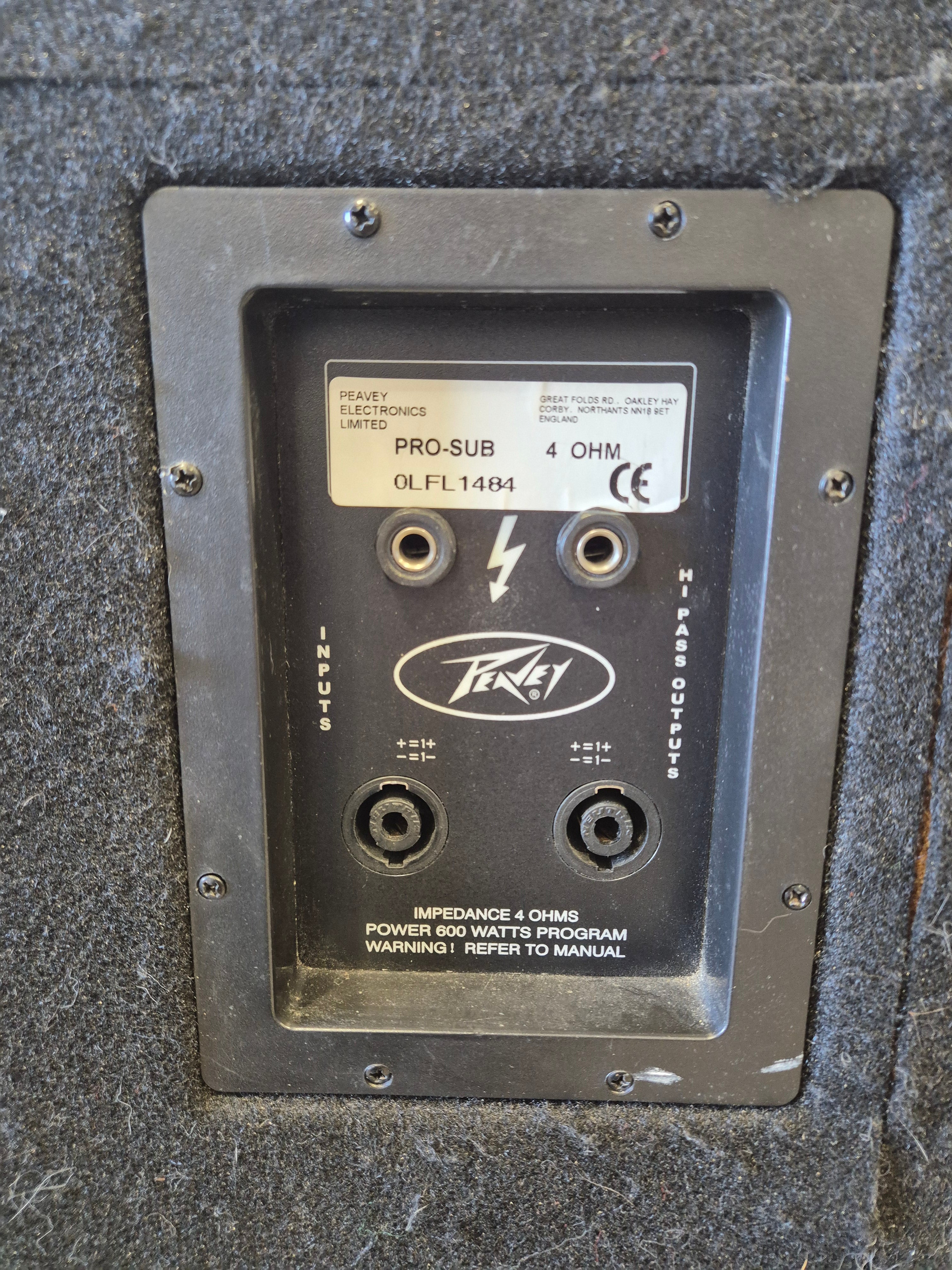 Peavey PRO Sub - 600-watts Passive PA Subwoofer - Image 7