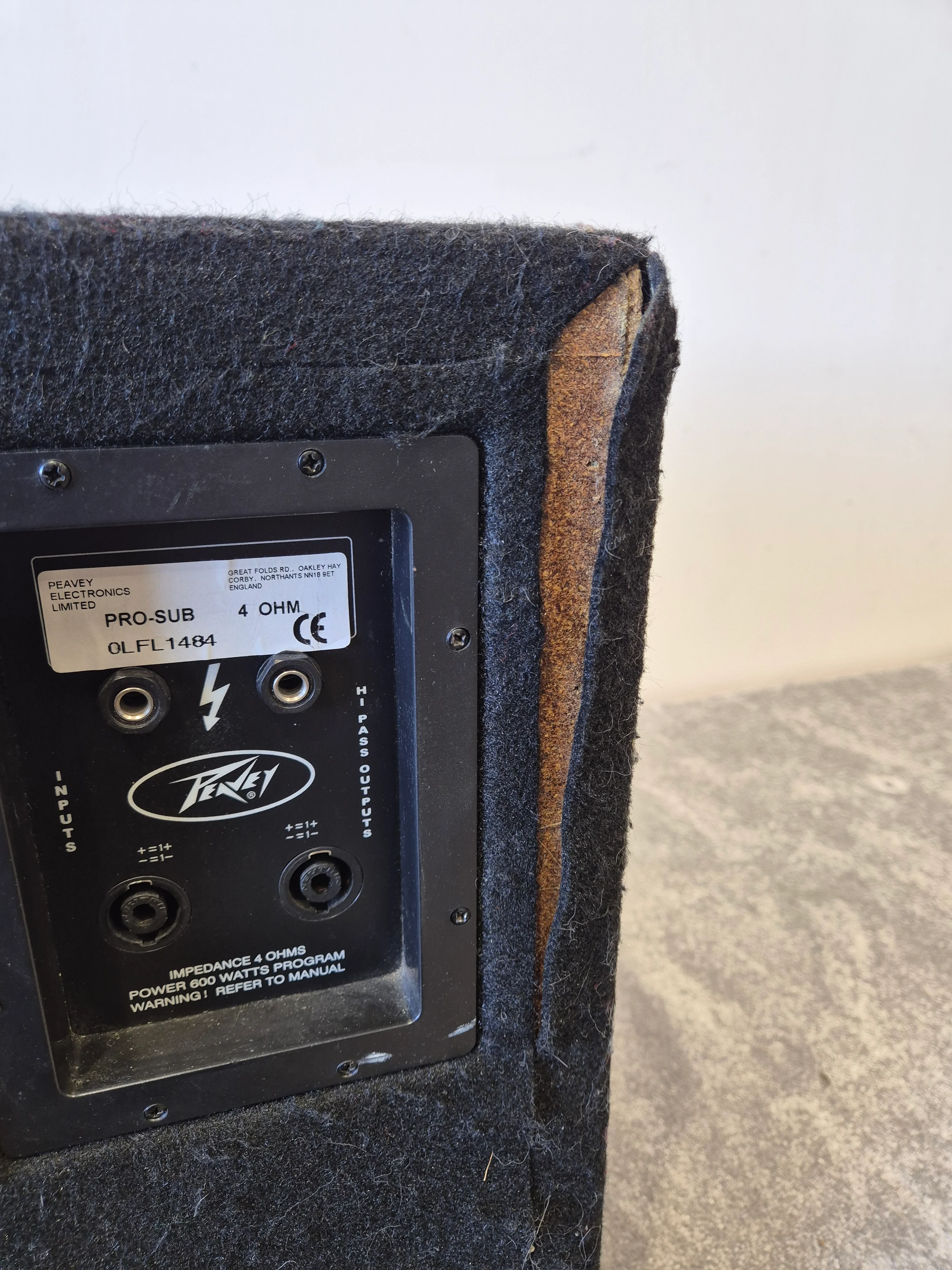 Peavey PRO Sub - 600-watts Passive PA Subwoofer - Image 9