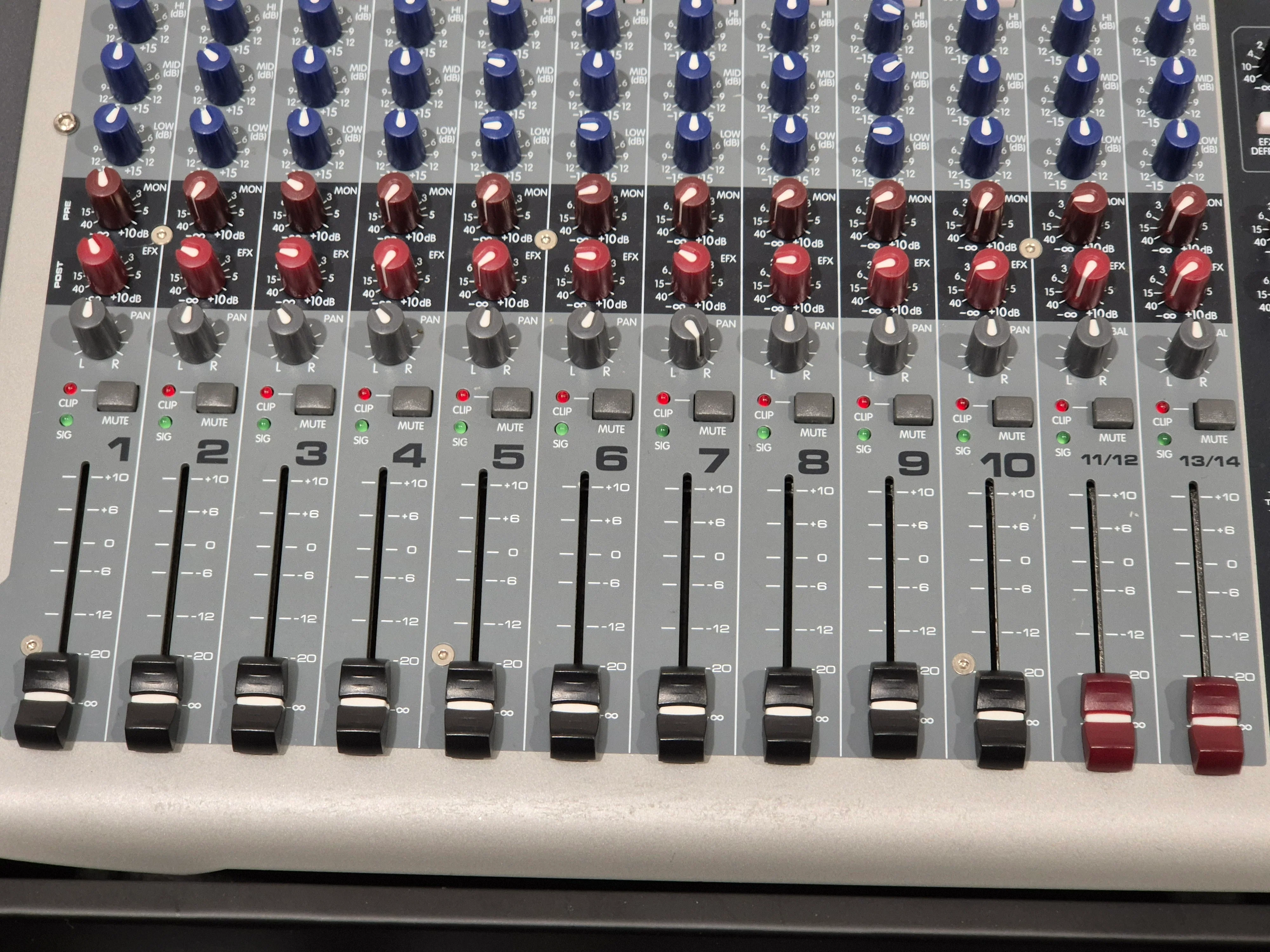 Peavey PV 14 USB - Versatile 14-Channel Mixer w/ Flight Case - Image 3