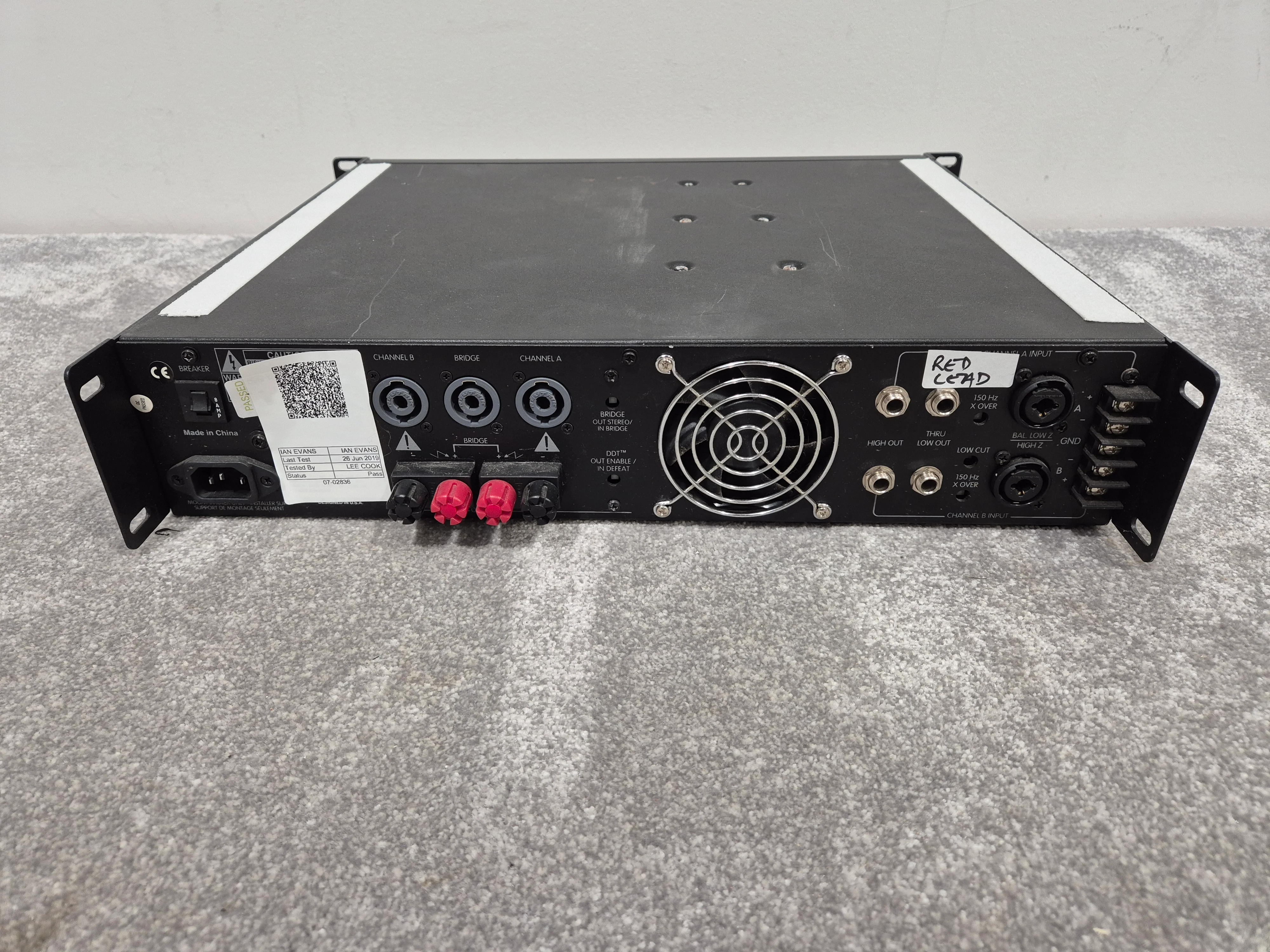 Peavey PV 2600 - Powerful 2-Channel Power Amplifier w/ Manual - Image 10
