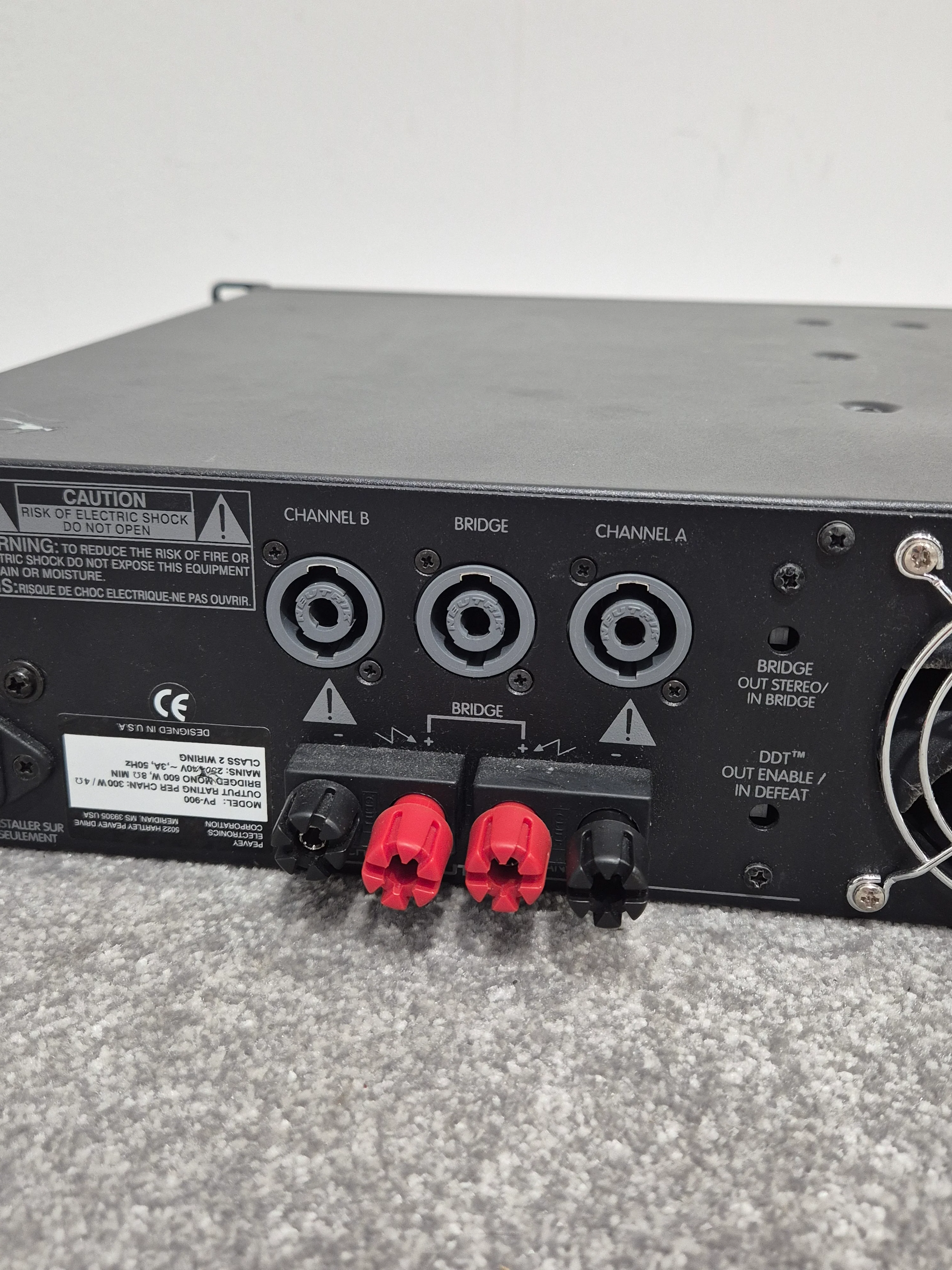 Peavey PV900 - Rackmount Stereo Power Amplifier (Spares or Repairs) - Image 7