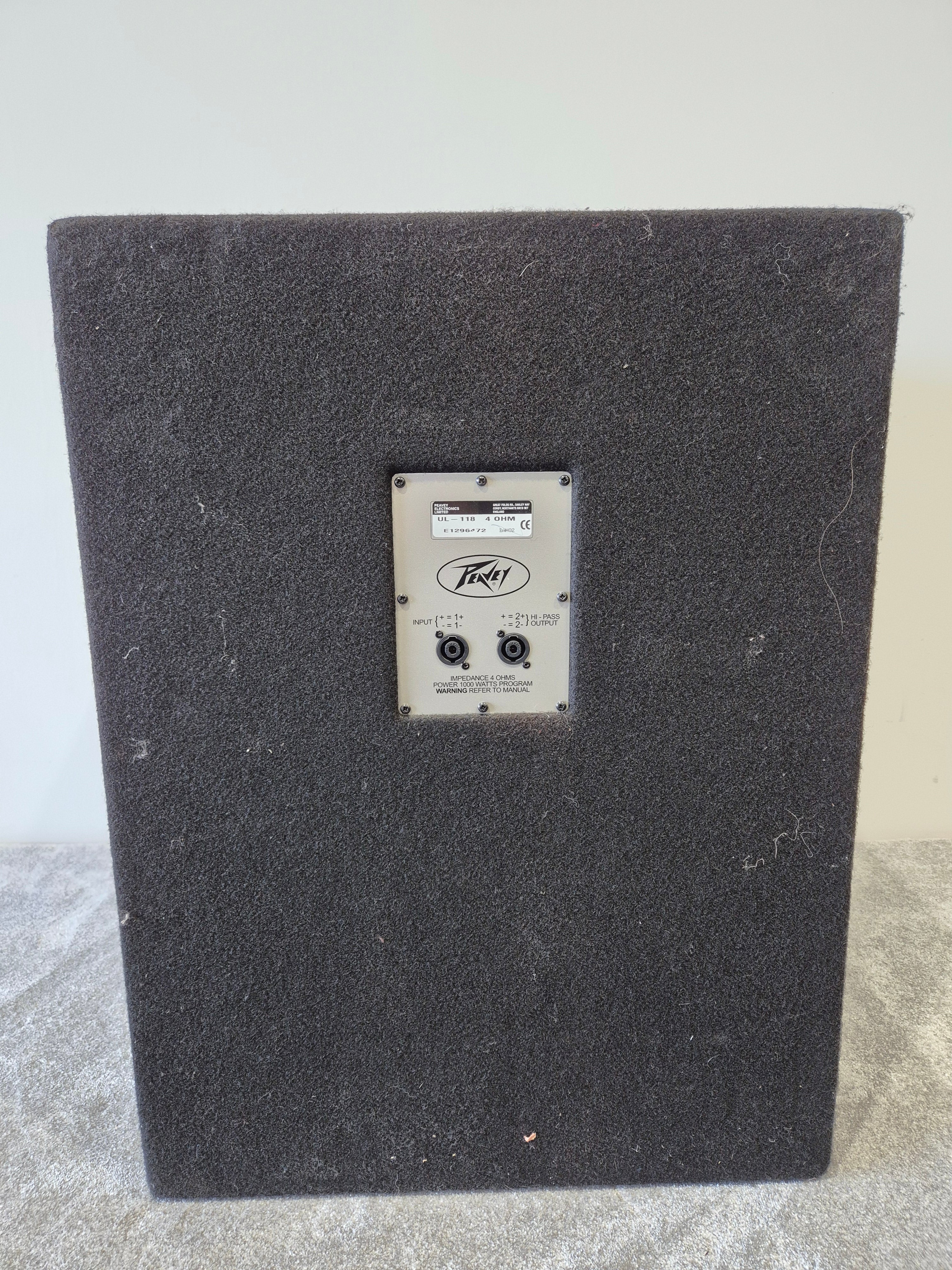 Peavey UL-118 - Passive PA Subwoofer - High Output Design - Excellent - Image 5