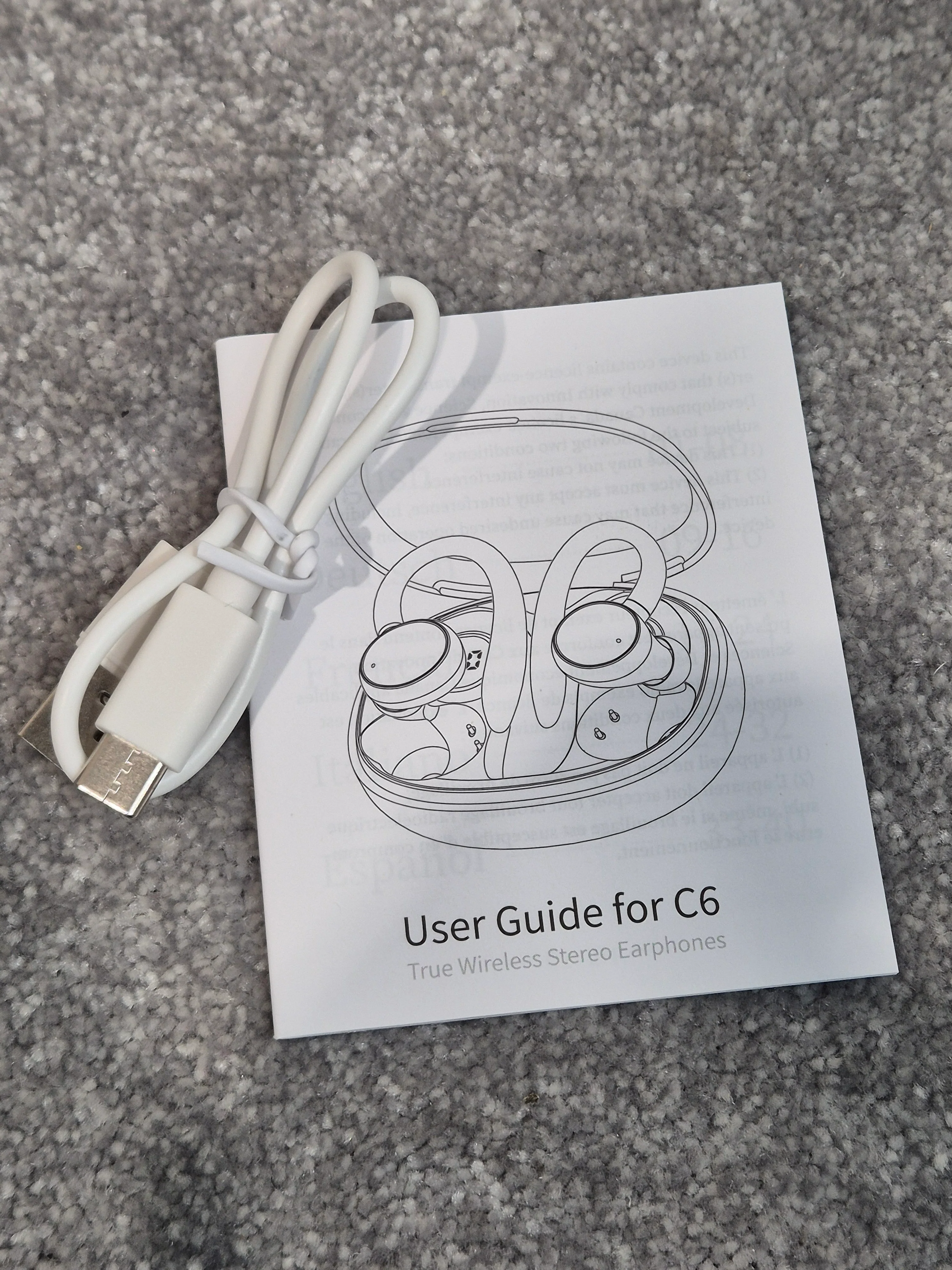 Pefupew C6 - Wireless In Ear Headphones - Blue - Image 3