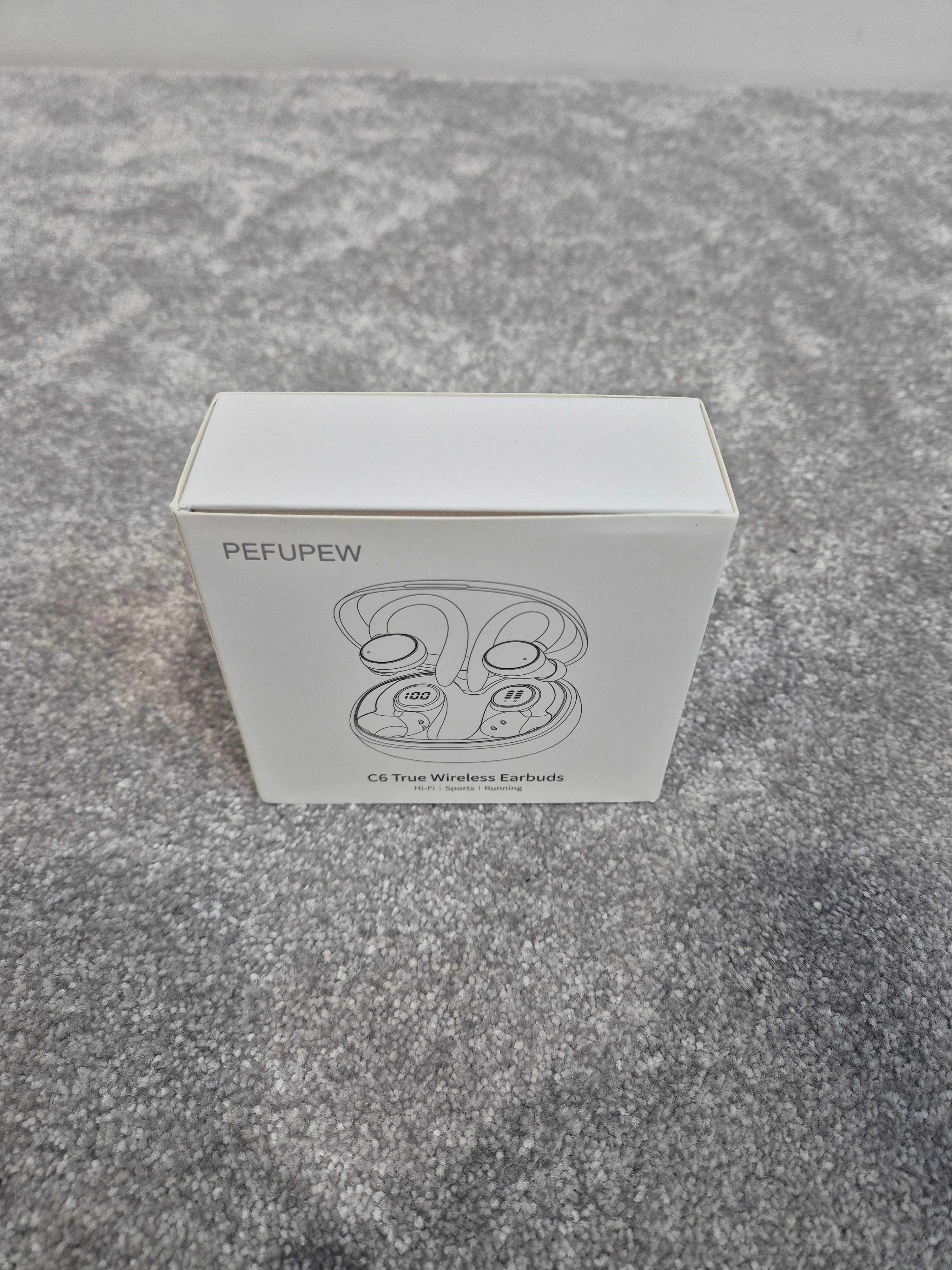 Pefupew C6 - Wireless In Ear Headphones - Blue - Image 5