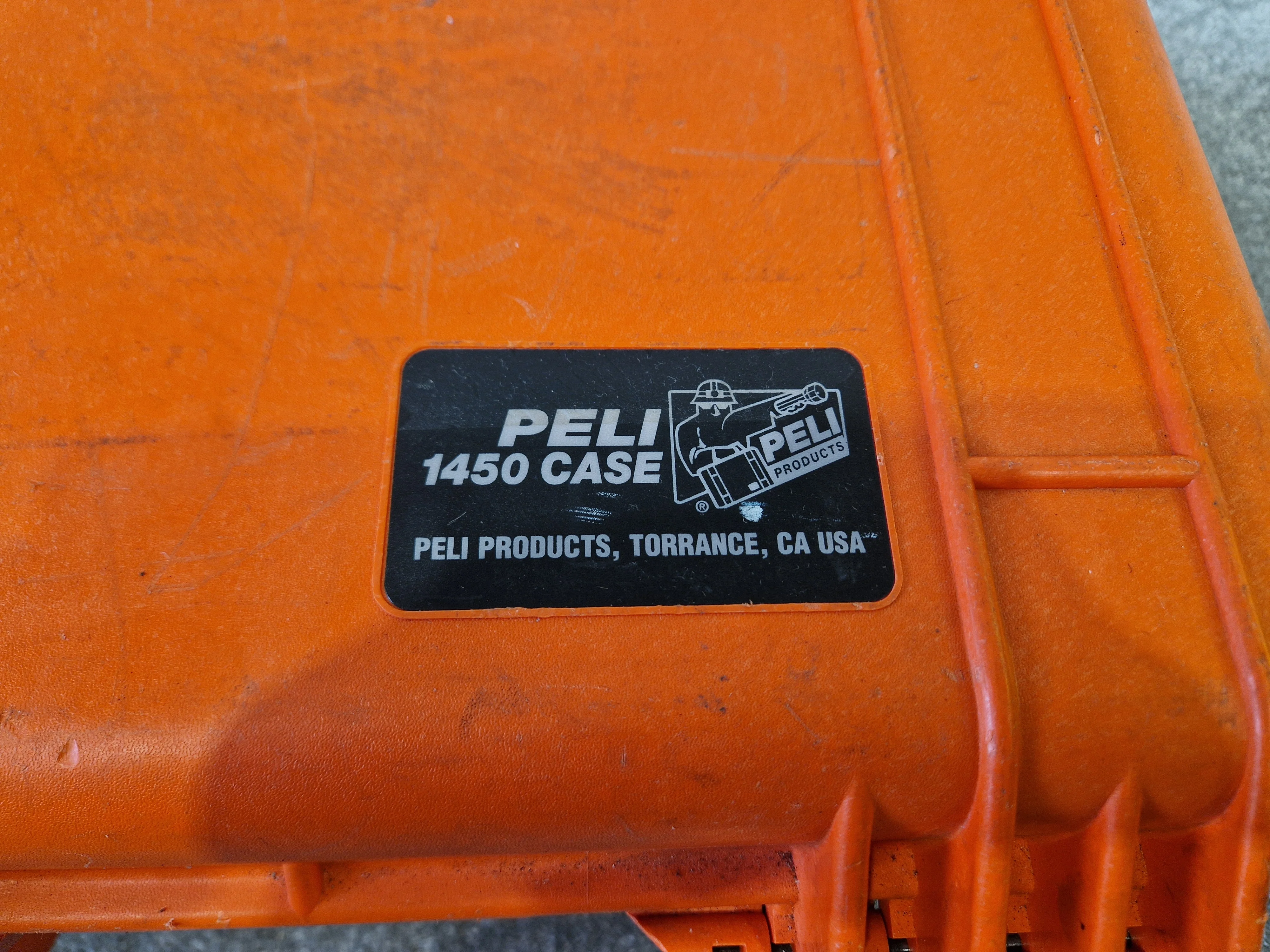 Peli 1450 Orange Protective Waterproof Case – Foam Insert – Good - Image 10