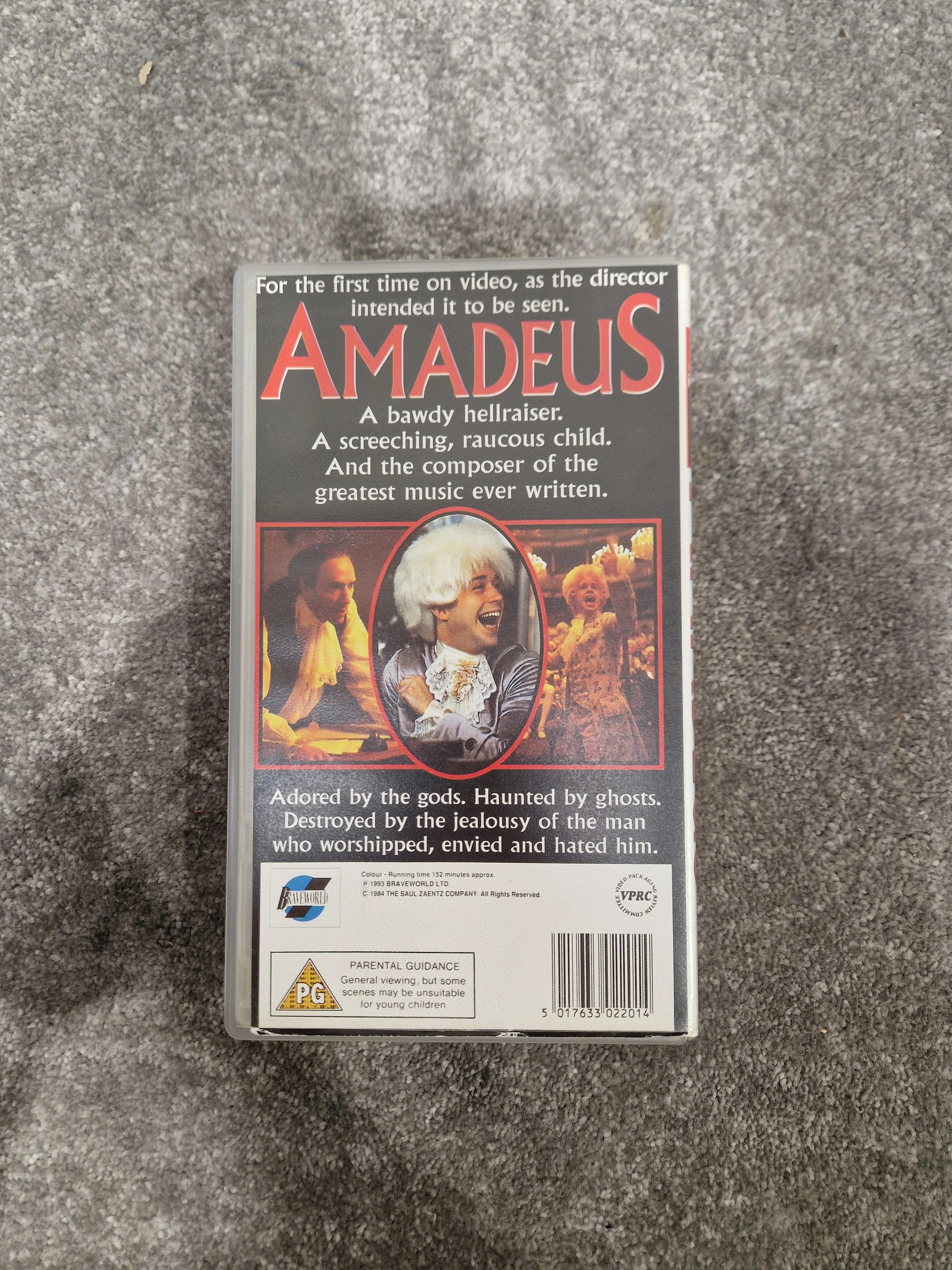 Peter Shaffers Amadeus Widescreen Edition ON Video Cassette - VHS Movie, Widescreen Format - Excellent - Image 3