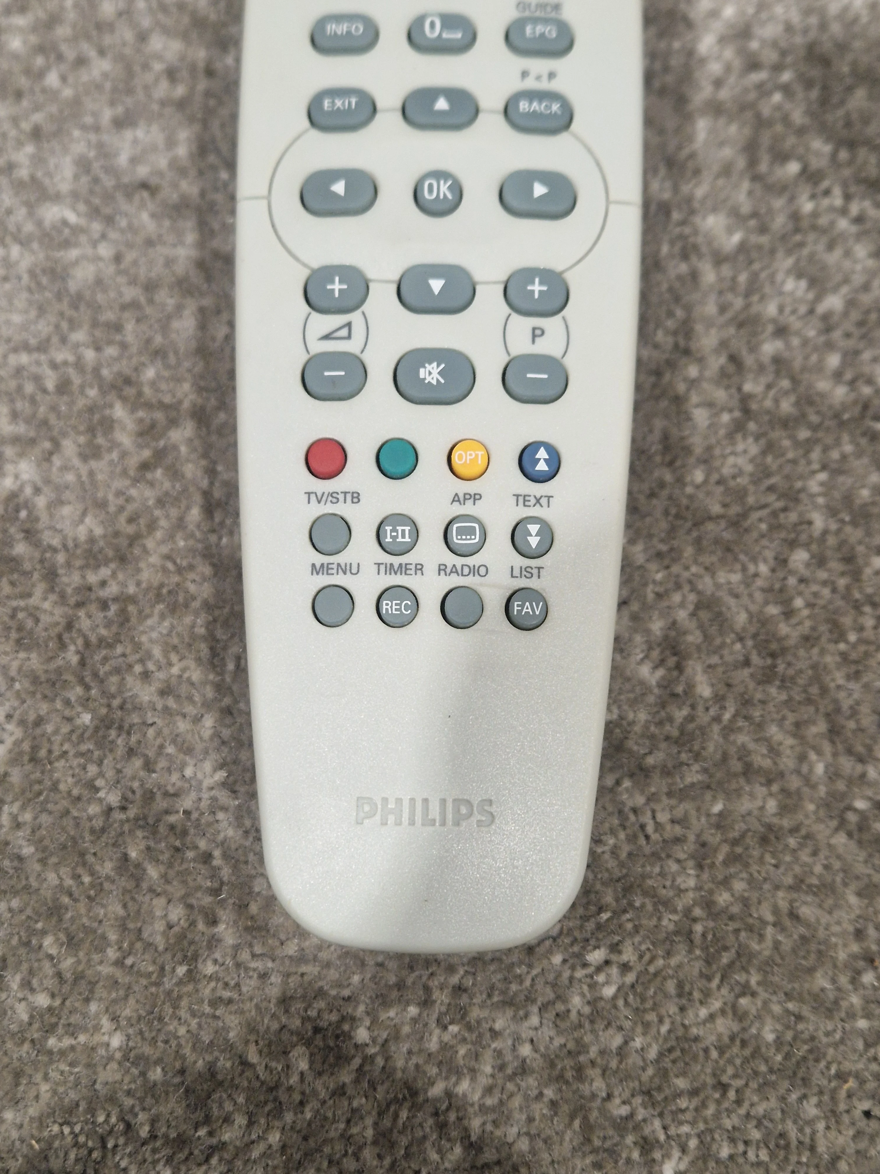 Phillips Rc19137008/01 Remote Control - Universal TV Remote - Excellent - Image 4
