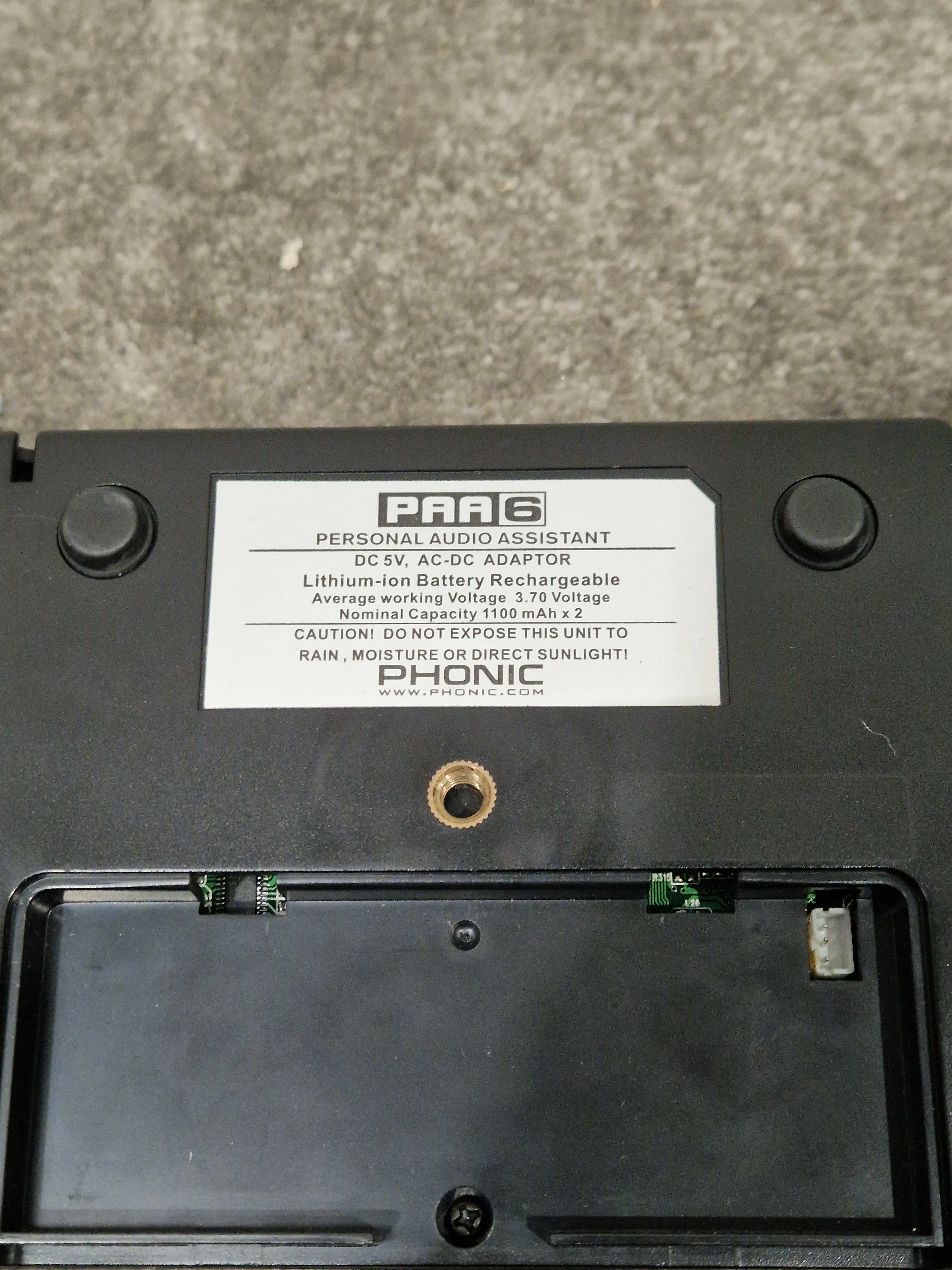 Phonic PAA6 - Handheld Audio Analyzer - Excellent w/ Original Box & Power Supply - Image 14