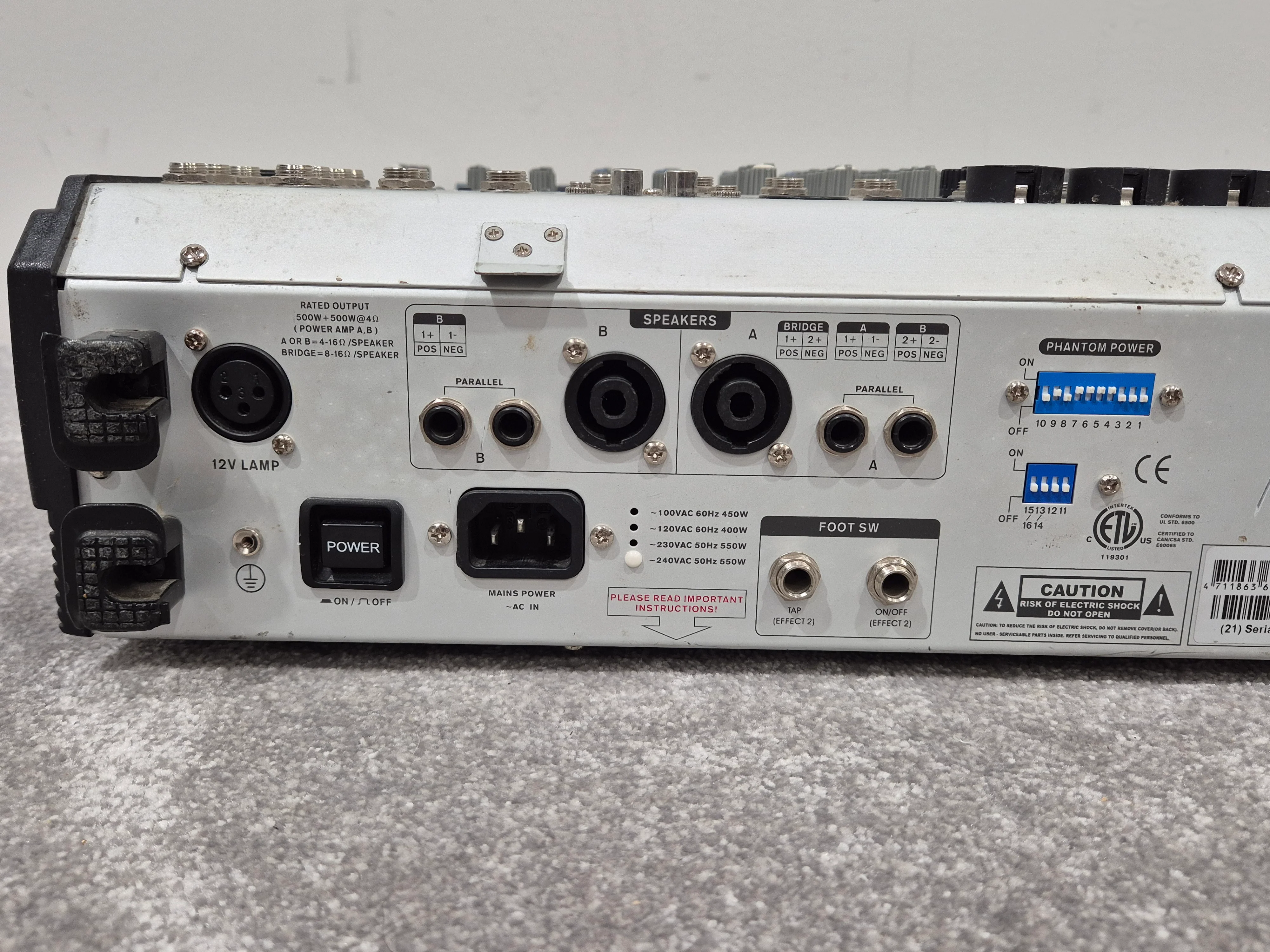 Phonic Powerpod K16 - Powered Mixer w/ Plastic Case - Image 11