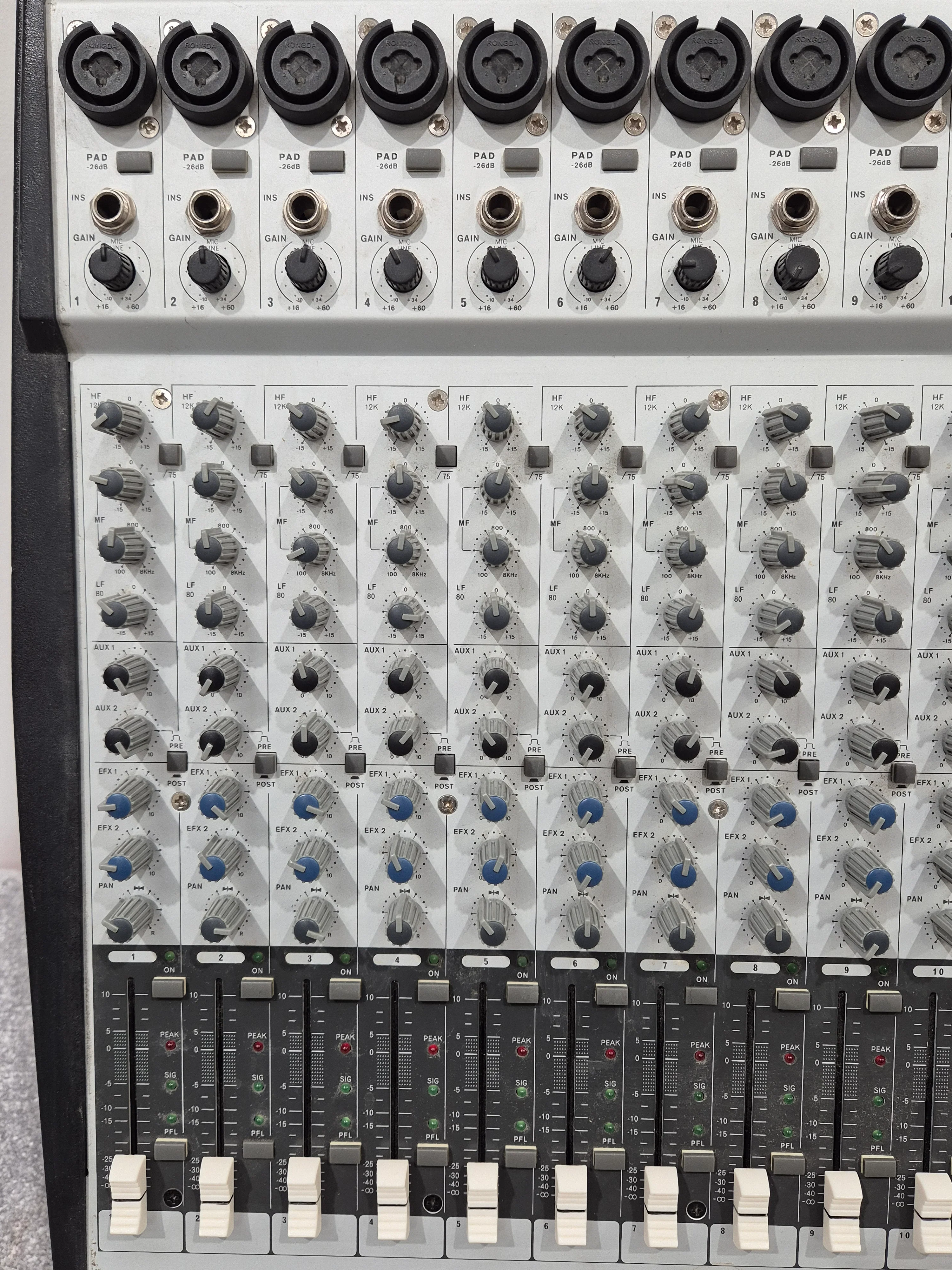 Phonic Powerpod K16 - Powered Mixer w/ Plastic Case - Image 5