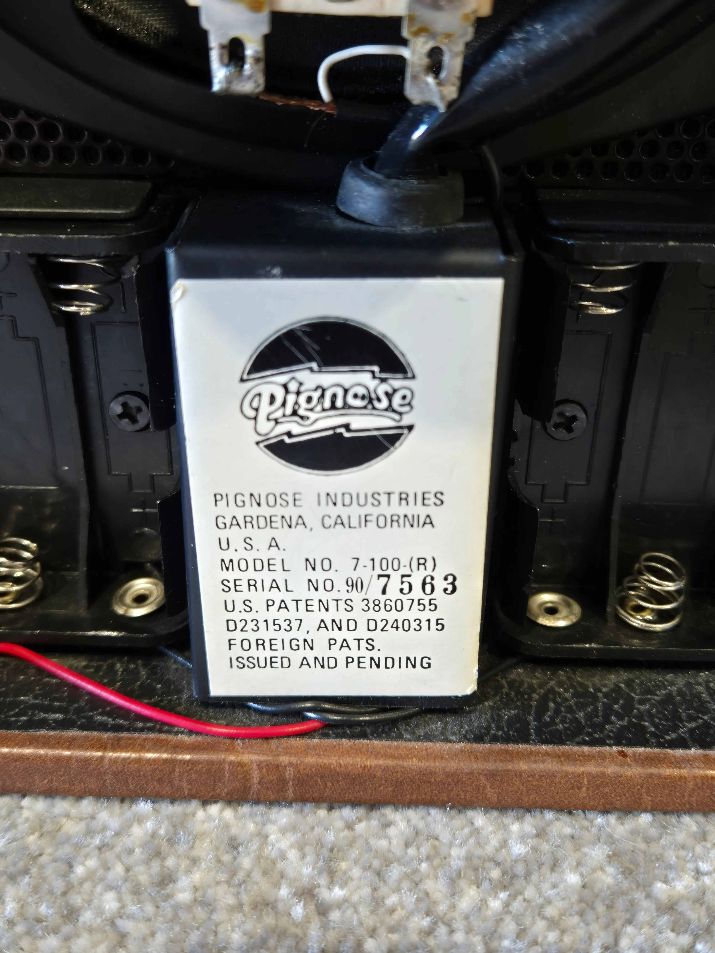 Pignose 7-100 - Compact and Portable Guitar Amplifier (Spares or Repair) - Image 7