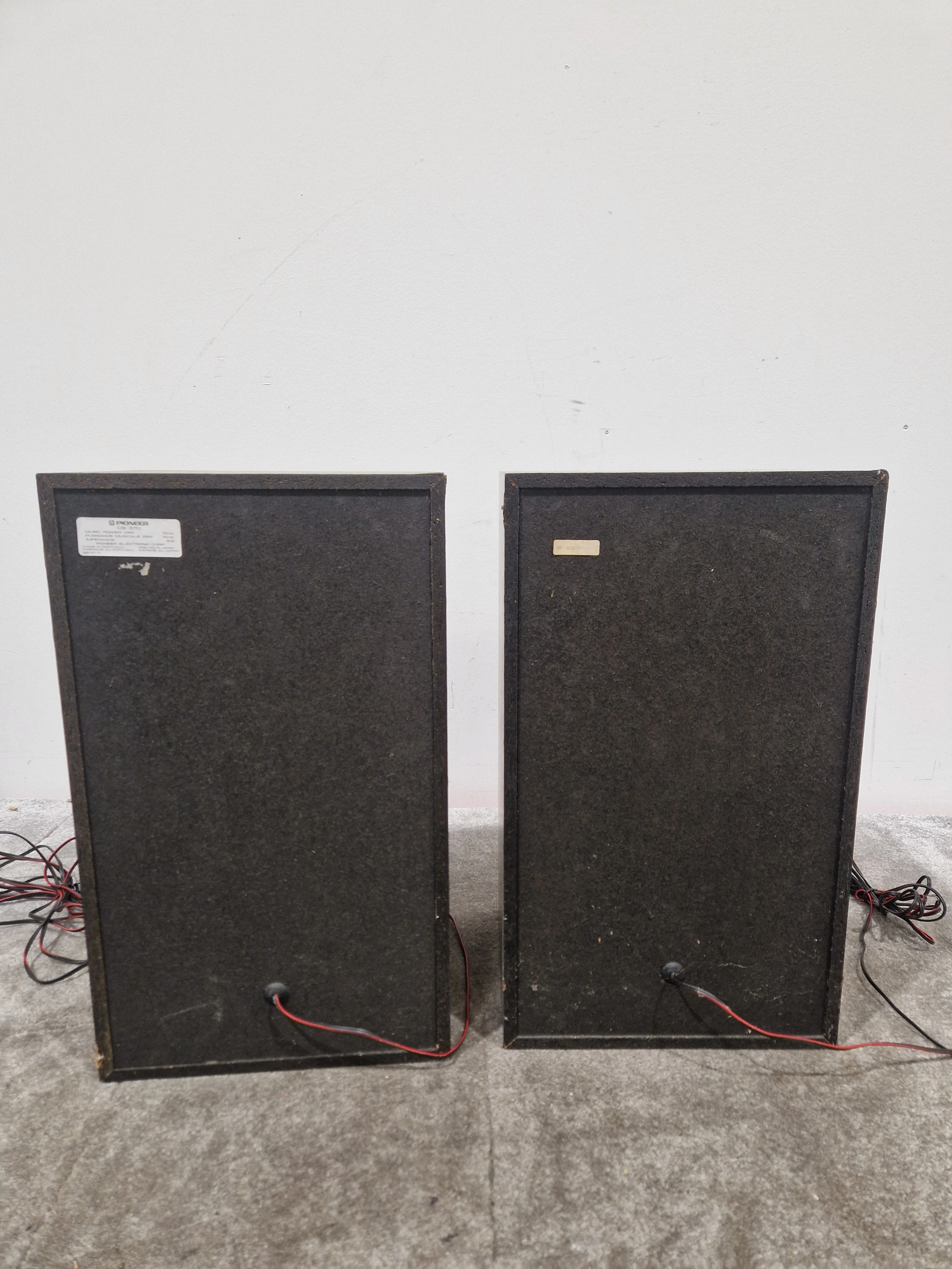 Pioneer CS-370 Passive HiFi Speakers Black Pair – Speaker - Good - Image 5