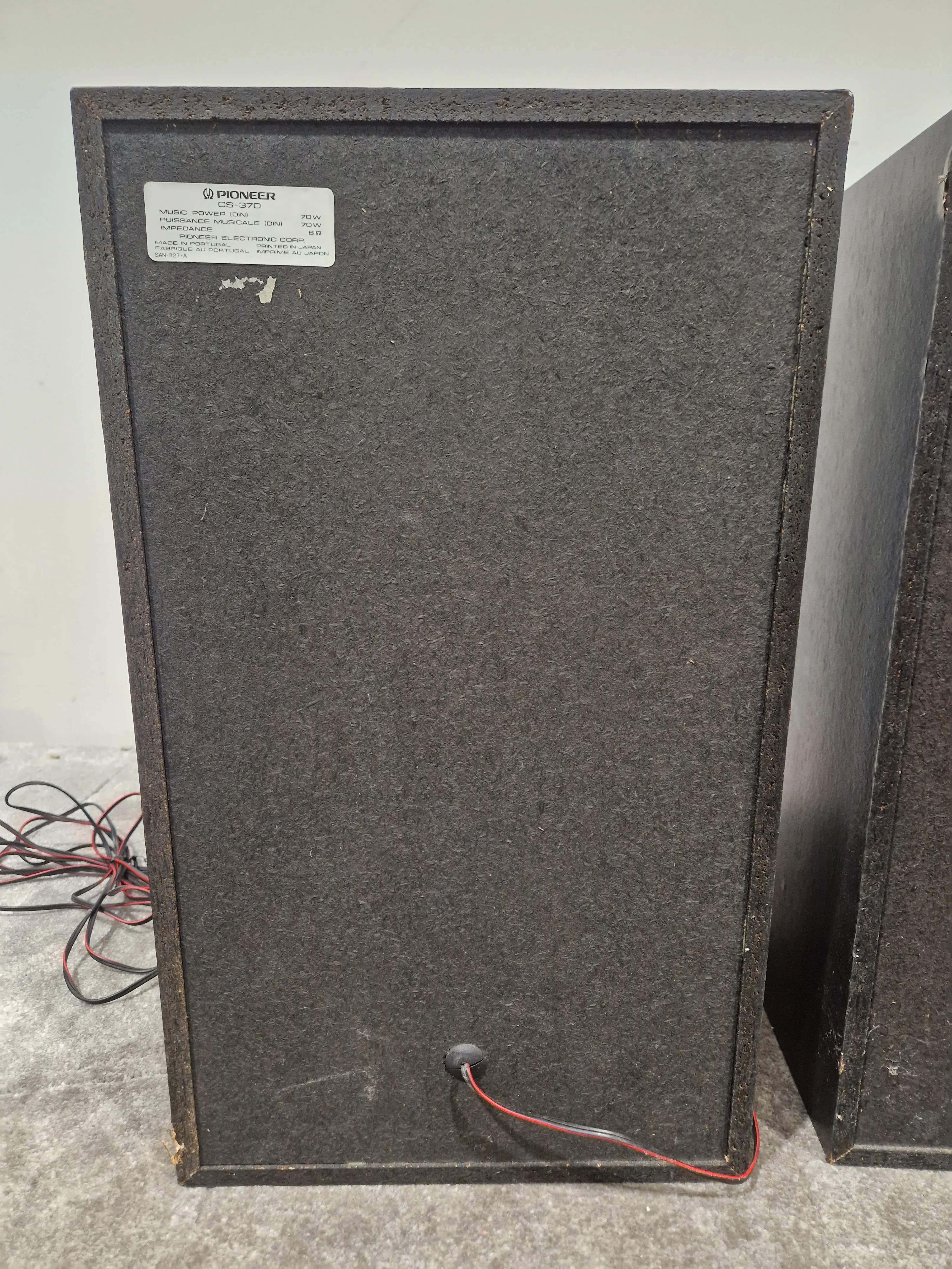 Pioneer CS-370 Passive HiFi Speakers Black Pair – Speaker - Good - Image 6