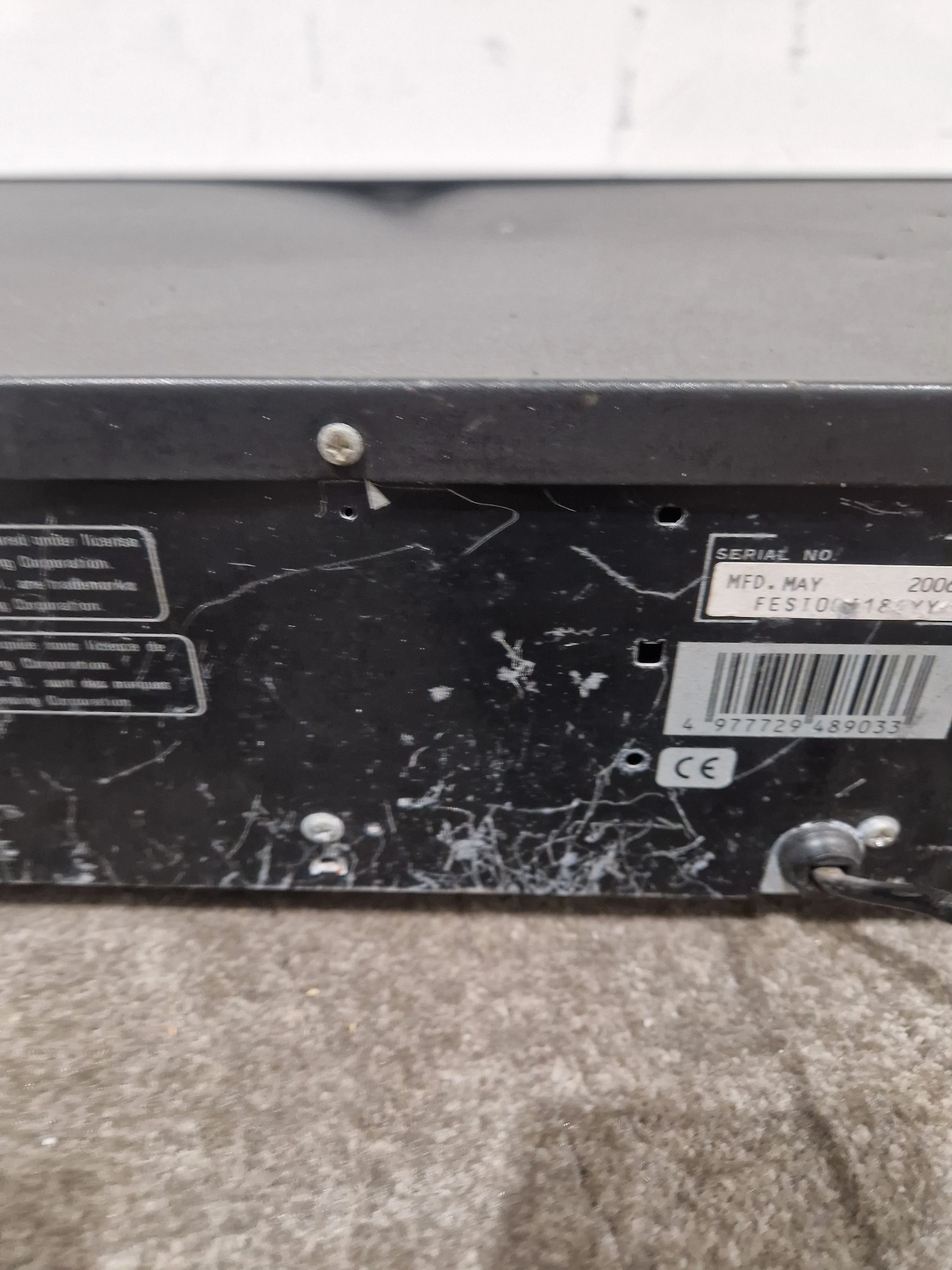 Pioneer CT-W208R - Stereo Double Cassette Deck - Black - Spares or Repair w/ Cables - Image 10