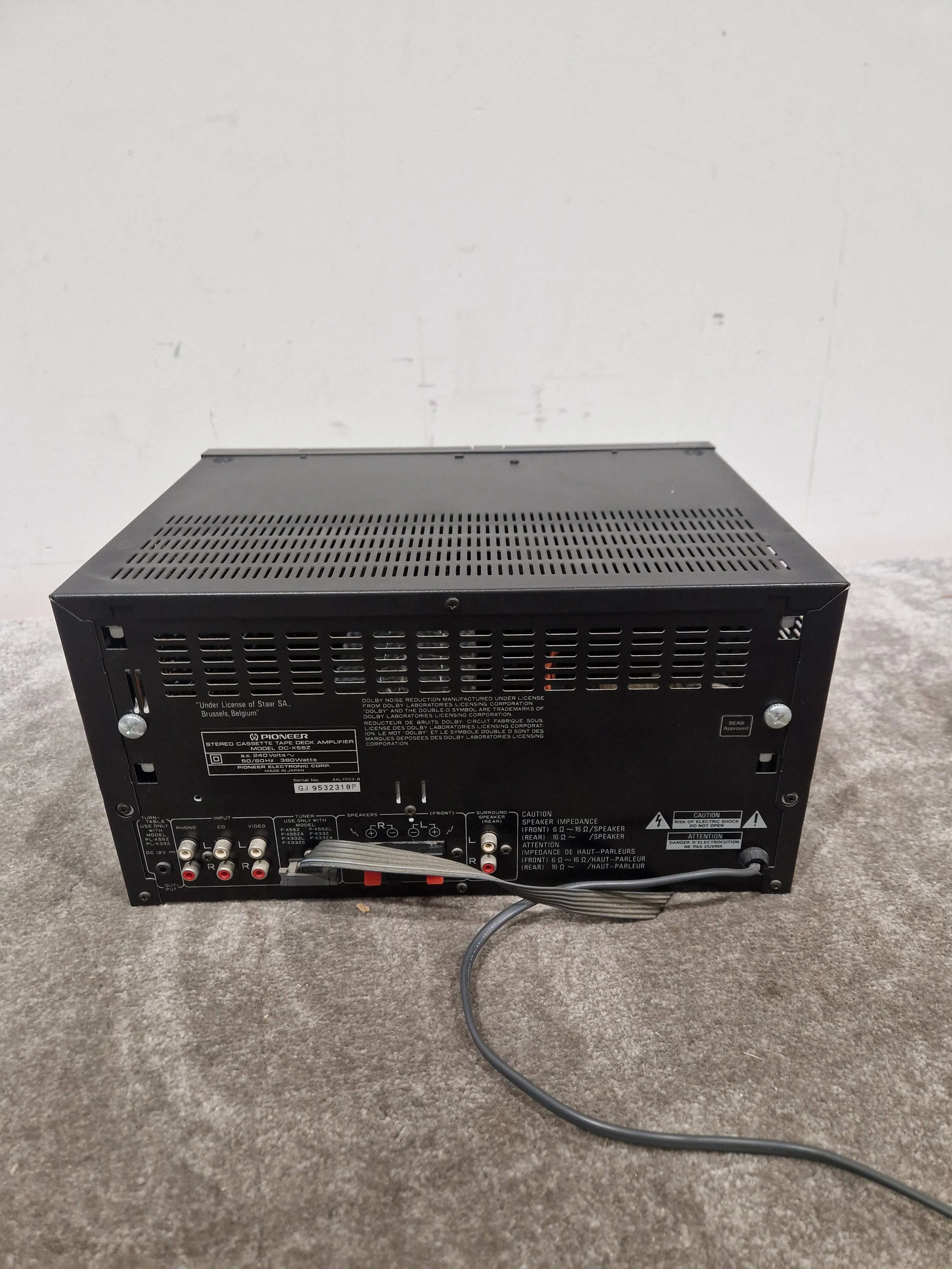 Pioneer DC-X55Z – Cassette Deck - Spares or Repair - Image 11