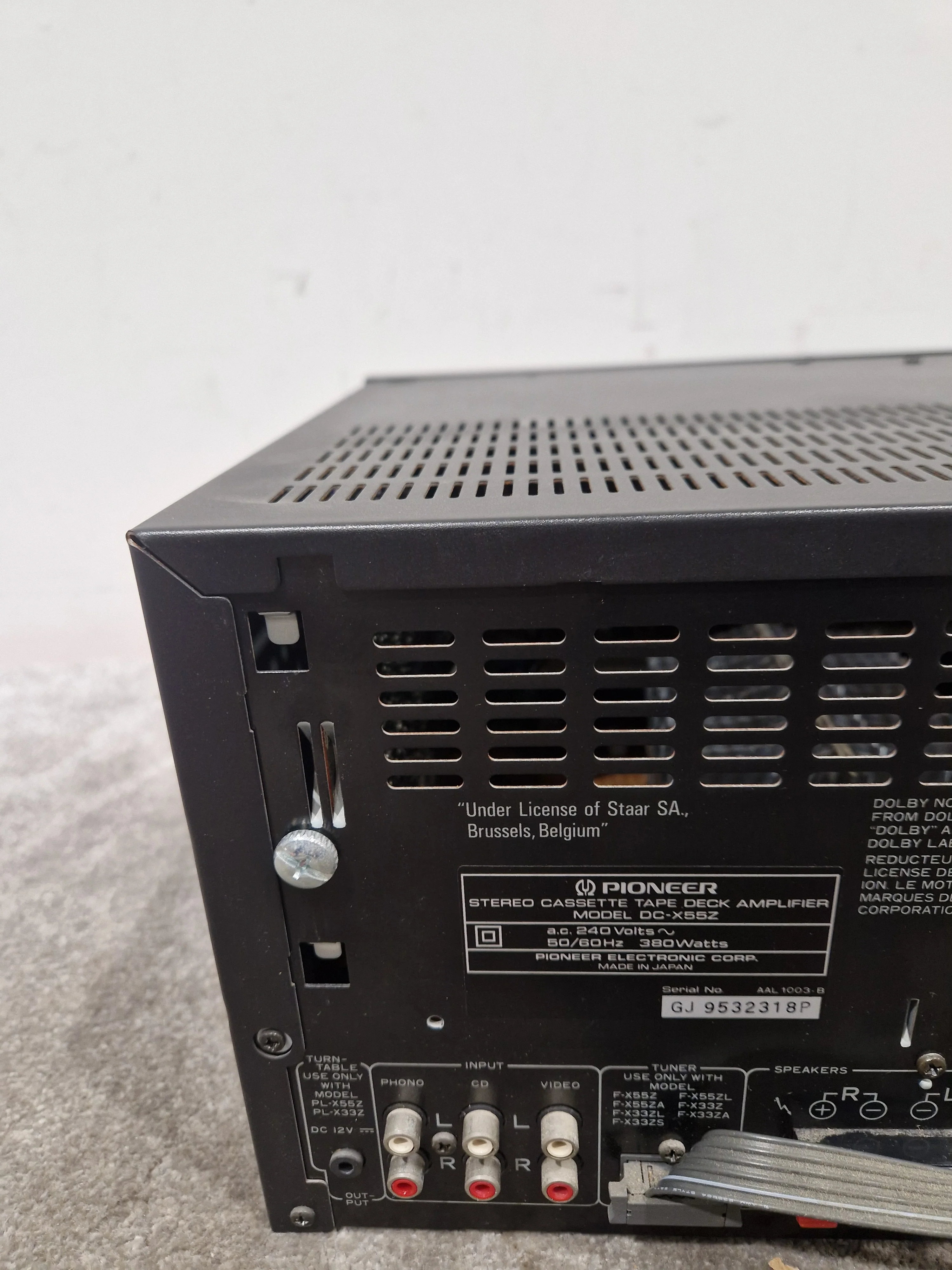 Pioneer DC-X55Z – Cassette Deck - Spares or Repair - Image 15