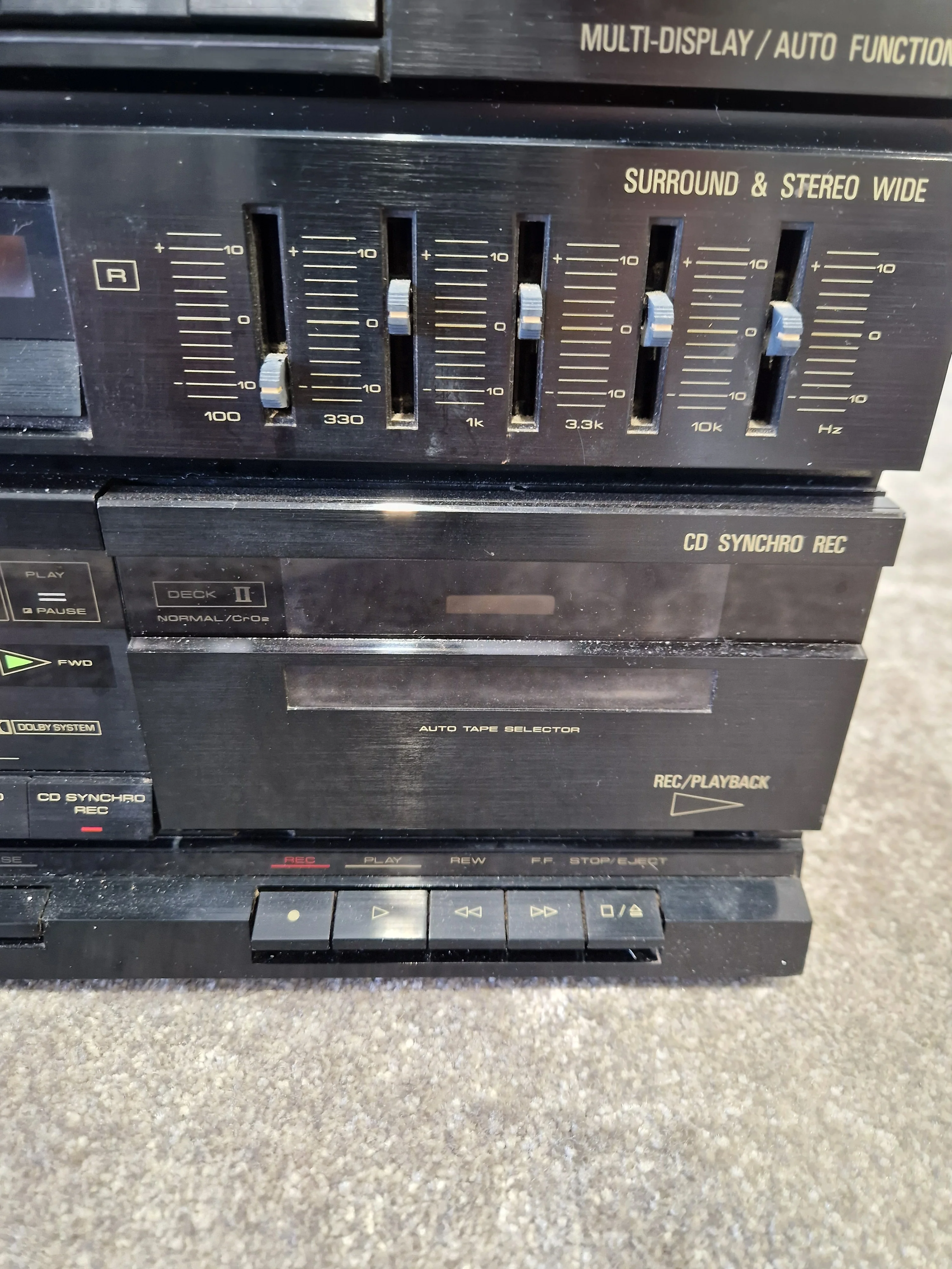 Pioneer RX-Z7L Hi-fi Stack  - High-Fidelity Audio System - Excellent w/ Manuals & Certification & Remote control - Image 10